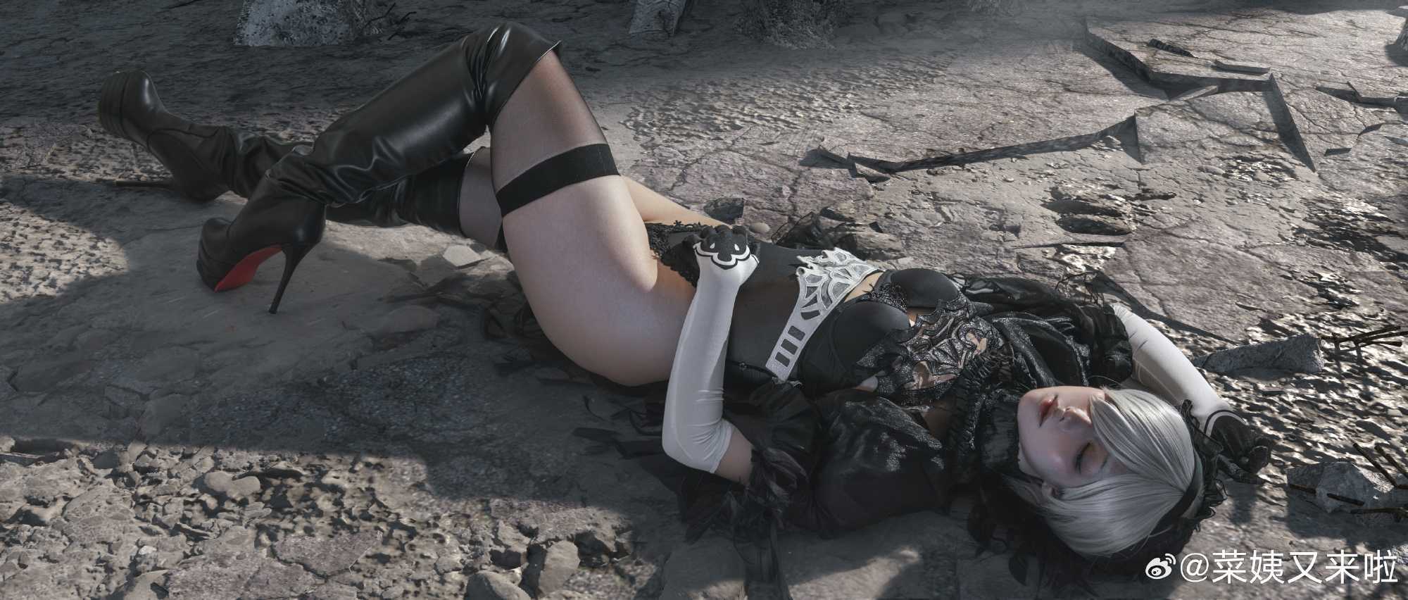 cosplay尼尔:机械纪元2TypeB@菜姨又来啦