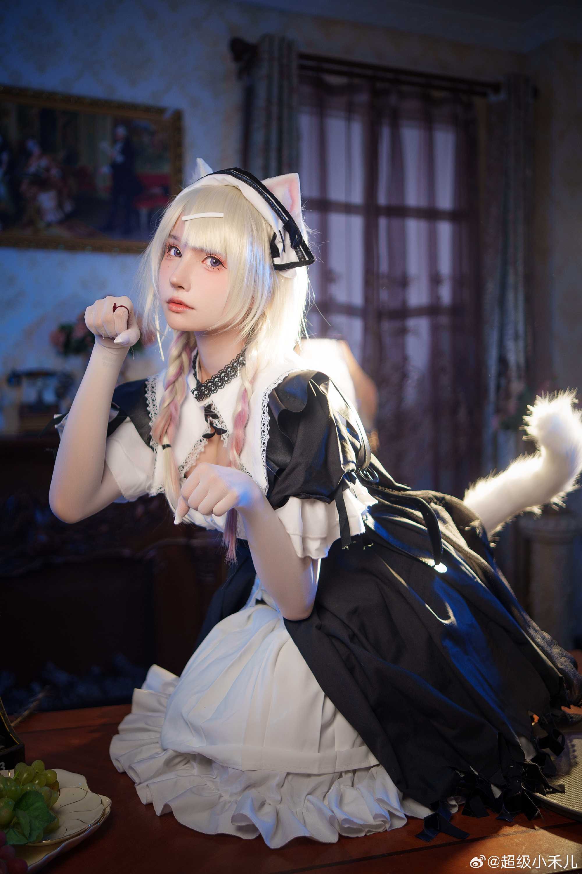 女仆猫猫诶！好久之前拍的啦明日方舟风丸幻影轻俏🐱@超级小禾儿