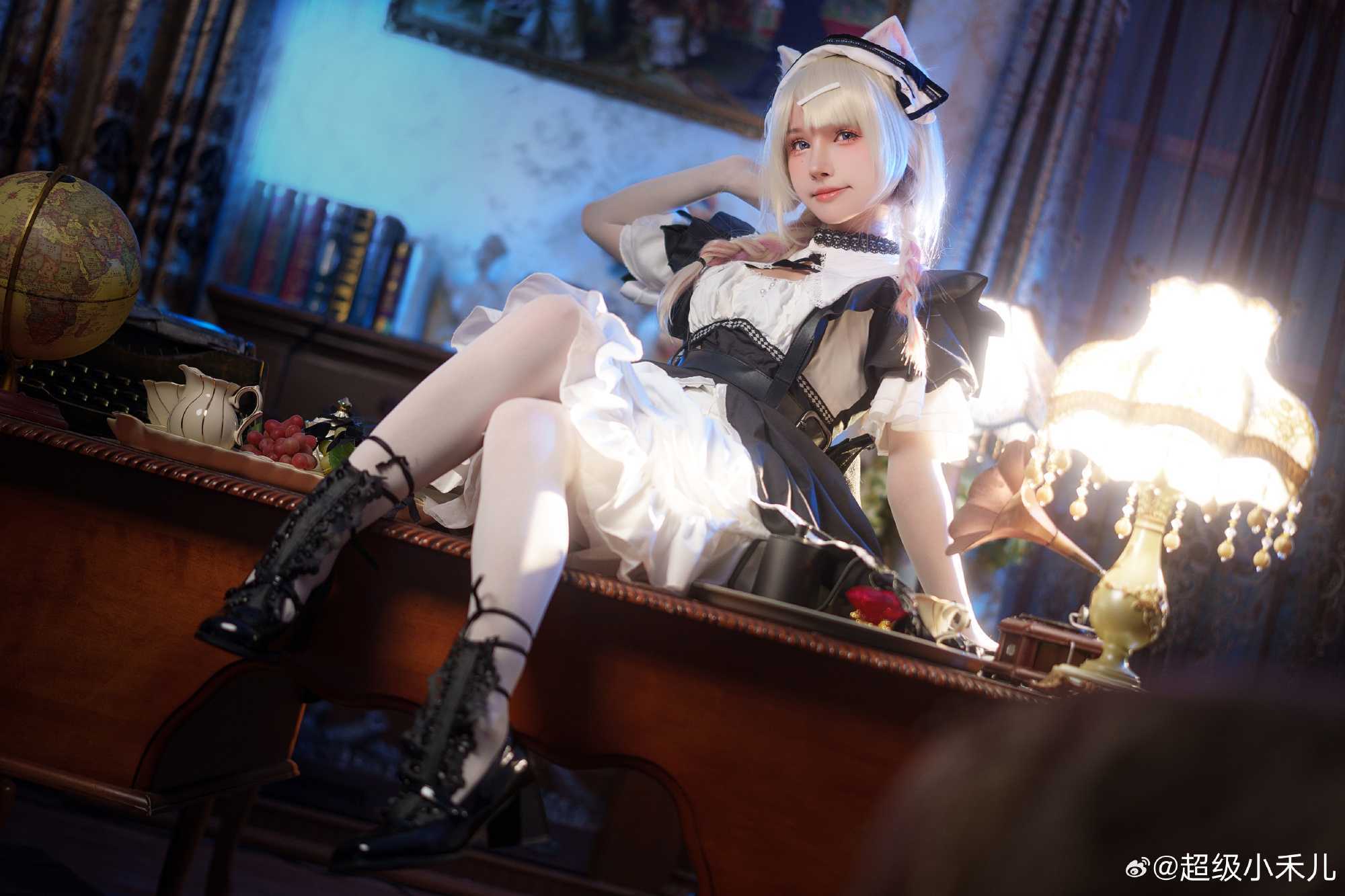 女仆猫猫诶！好久之前拍的啦明日方舟风丸幻影轻俏🐱@超级小禾儿