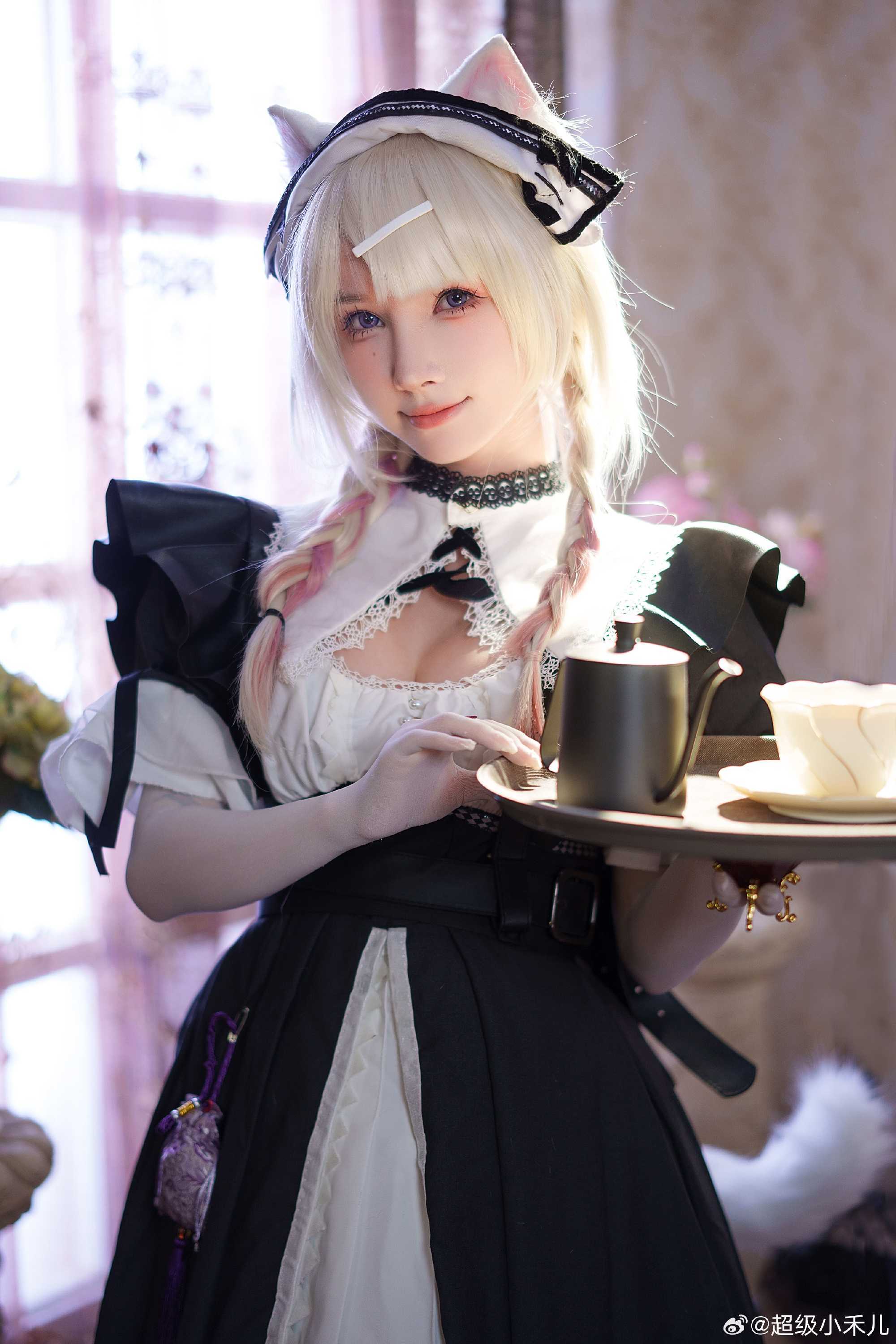 女仆猫猫诶！好久之前拍的啦明日方舟风丸幻影轻俏🐱@超级小禾儿