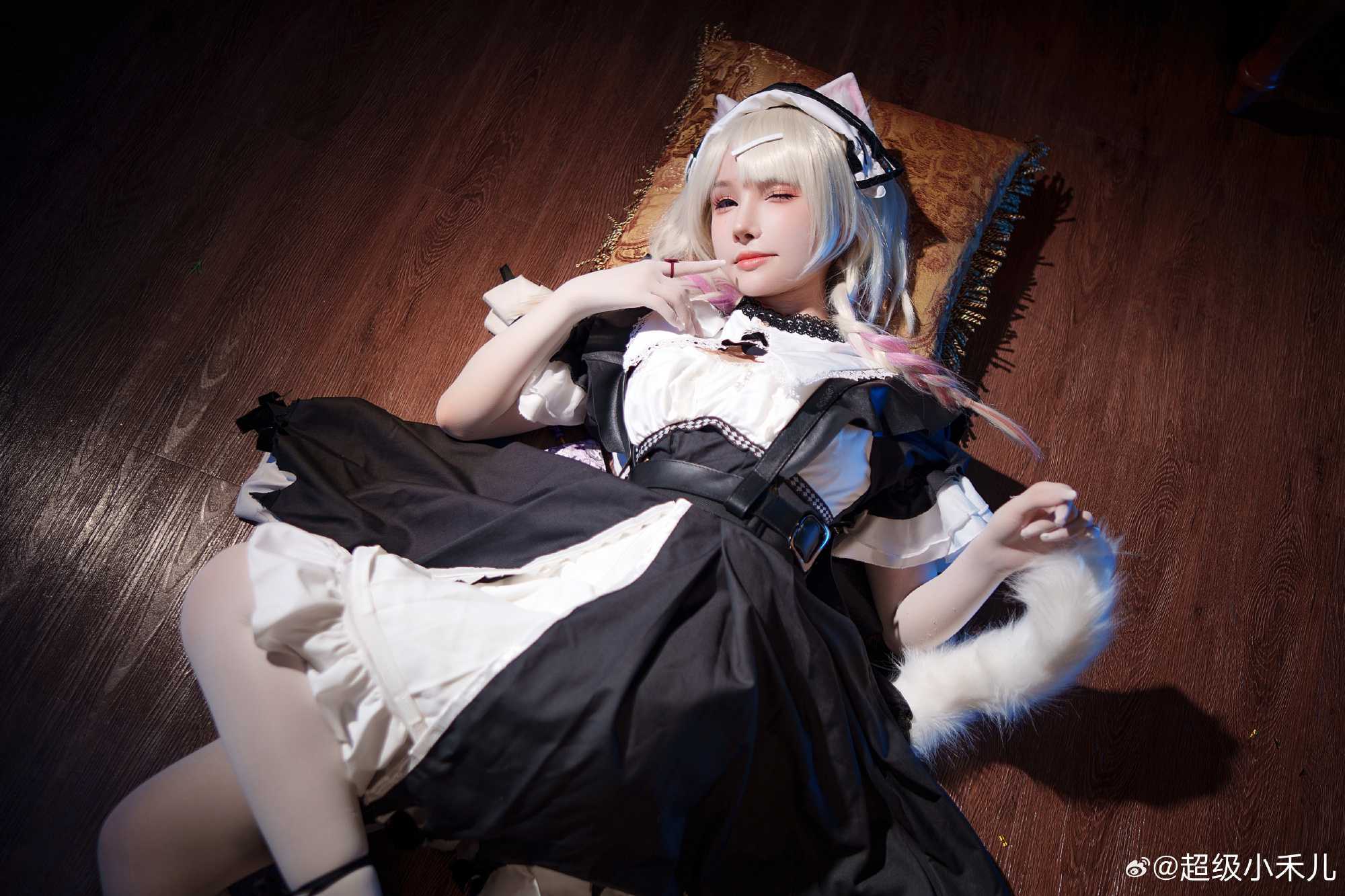 女仆猫猫诶！好久之前拍的啦明日方舟风丸幻影轻俏🐱@超级小禾儿