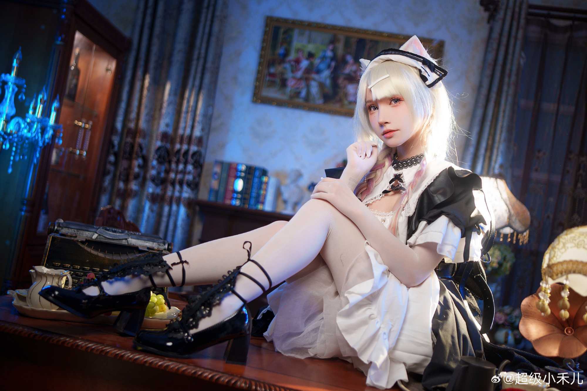 女仆猫猫诶！好久之前拍的啦明日方舟风丸幻影轻俏🐱@超级小禾儿