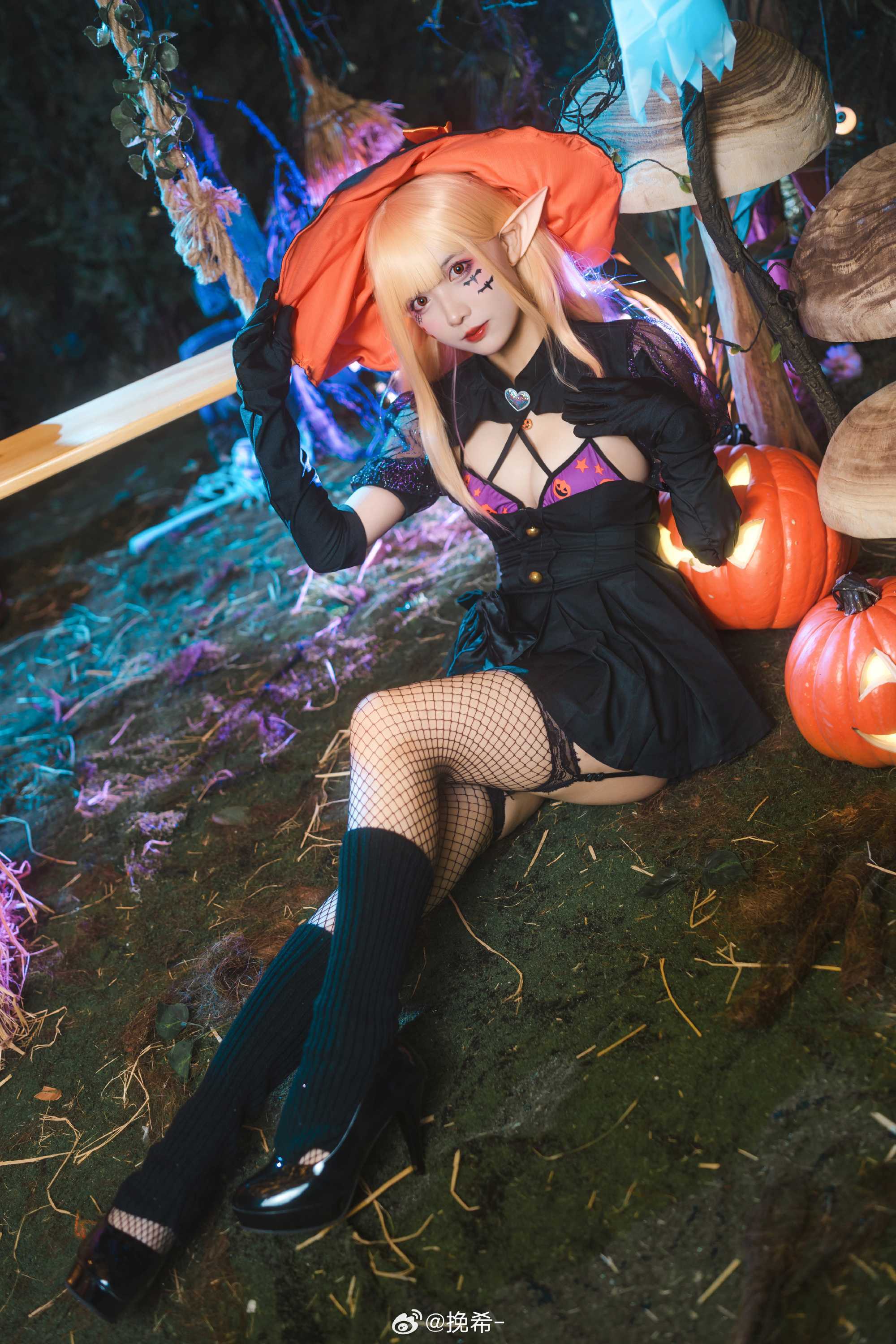 cosplay更衣人偶坠入爱河喜多川海梦@挽希-