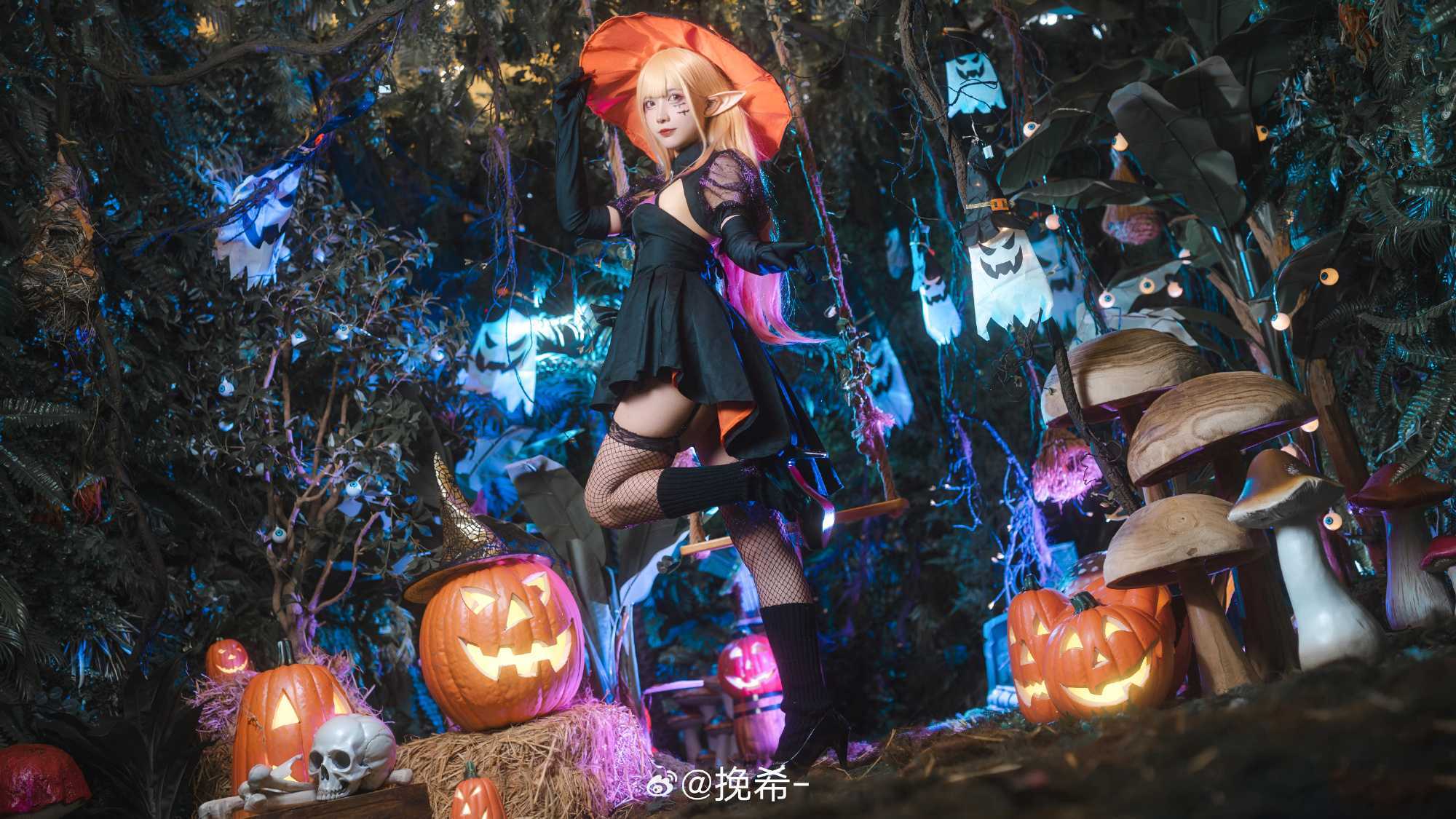 cosplay更衣人偶坠入爱河喜多川海梦@挽希-