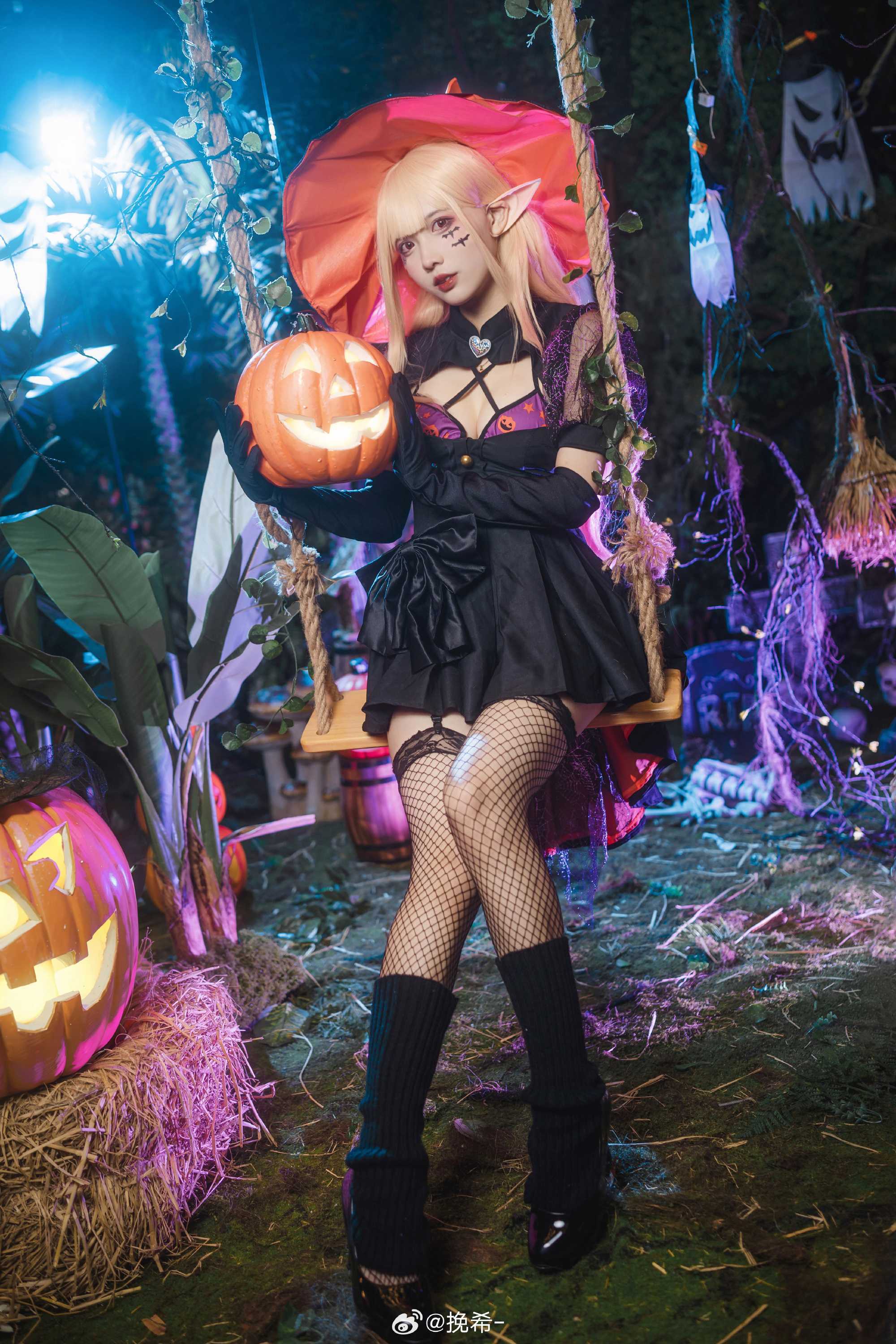 cosplay更衣人偶坠入爱河喜多川海梦@挽希-