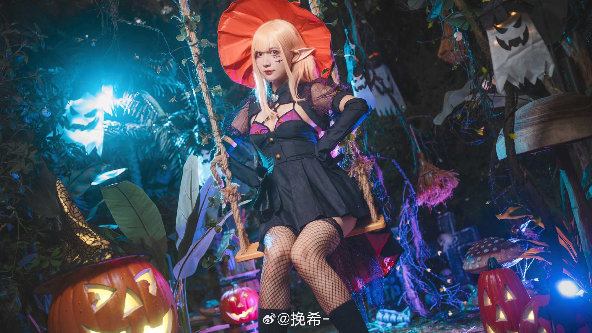 cosplay更衣人偶坠入爱河喜多川海梦@挽希-