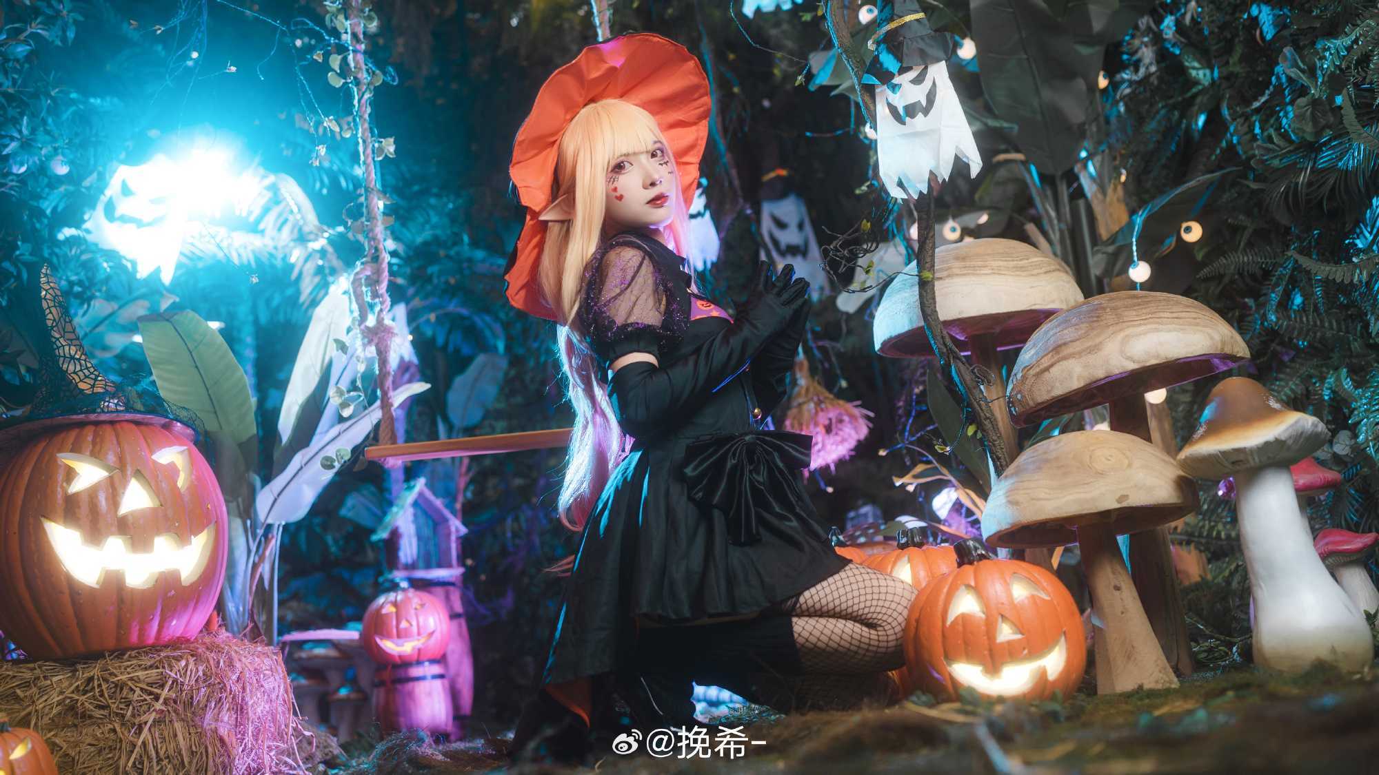 cosplay更衣人偶坠入爱河喜多川海梦@挽希-