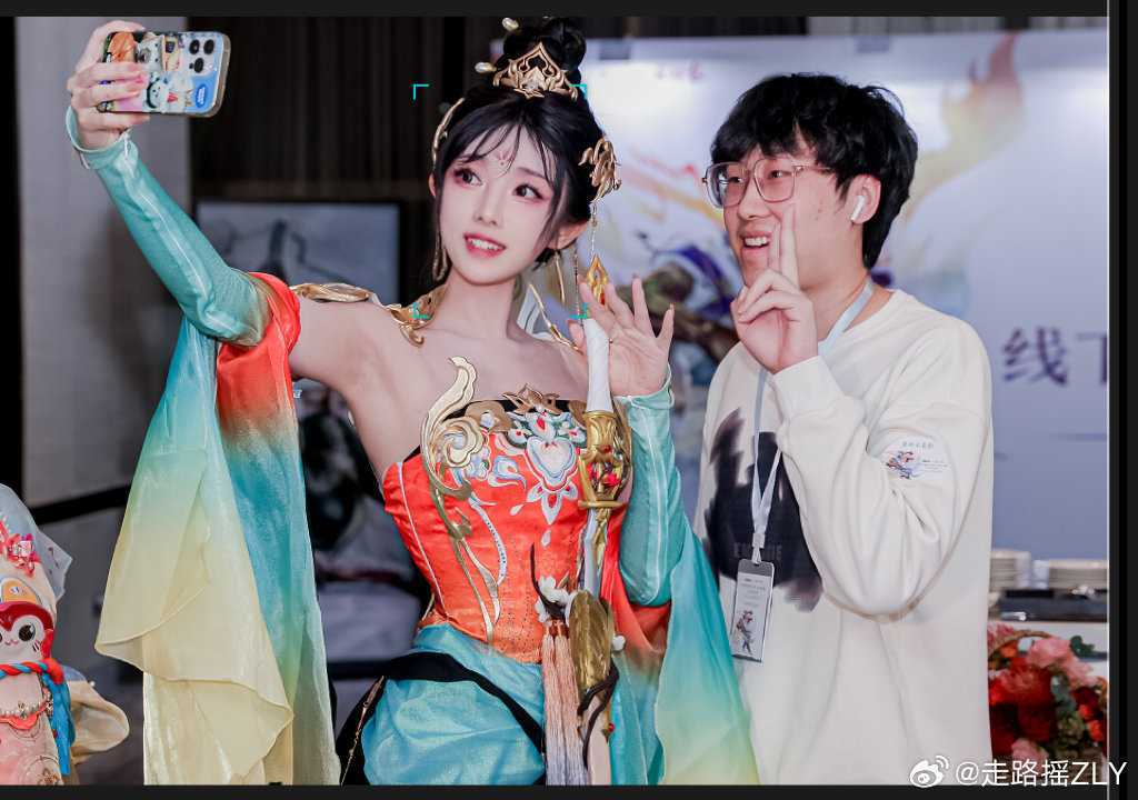 昔有佳人公孙氏！永劫无间交流会出了迦南公孙大娘新皮肤，见到很多玩家大宝贝！好开心永劫无间@走路摇ZLY