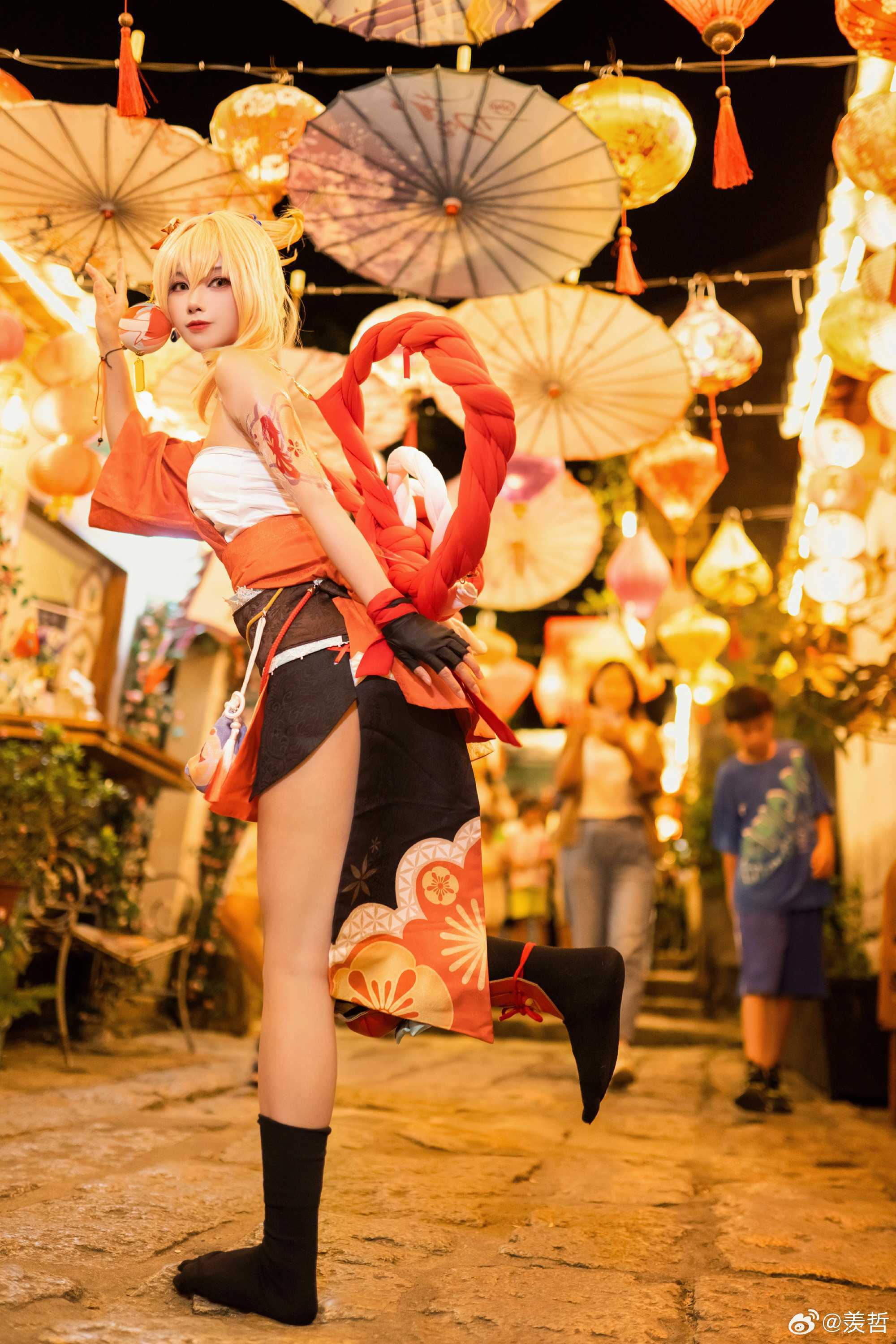 cosplay祝明年中节快乐一起走走逛逛吃吃停停原神宵宫@九叔叔叔叔啊