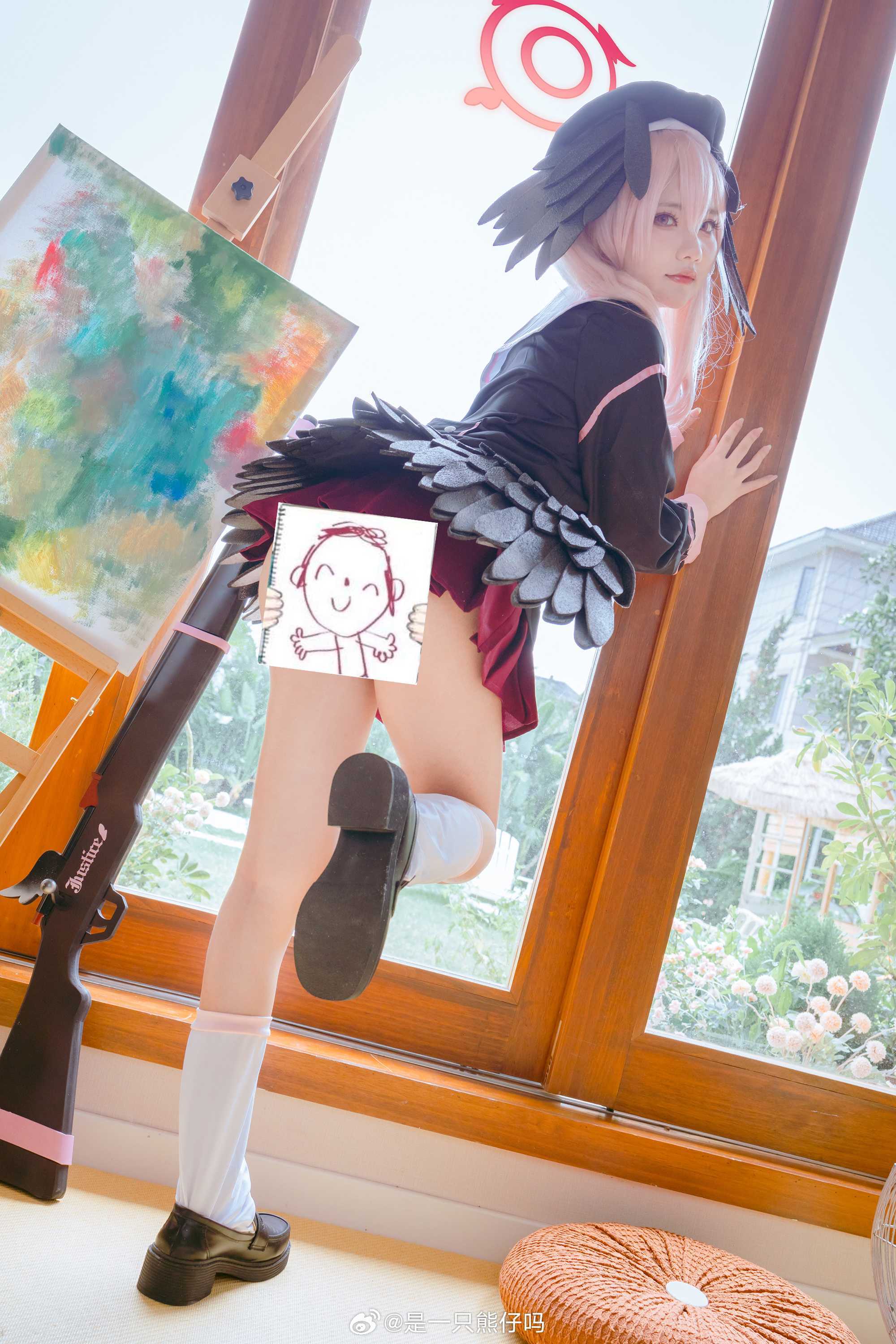 cosplay蔚蓝档案下江小春@是一只熊仔吗
