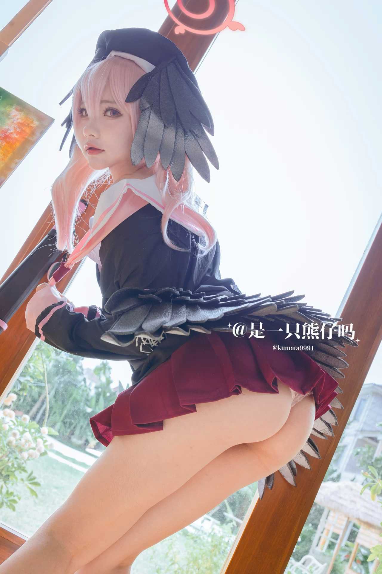 cosplay蔚蓝档案下江小春@是一只熊仔吗