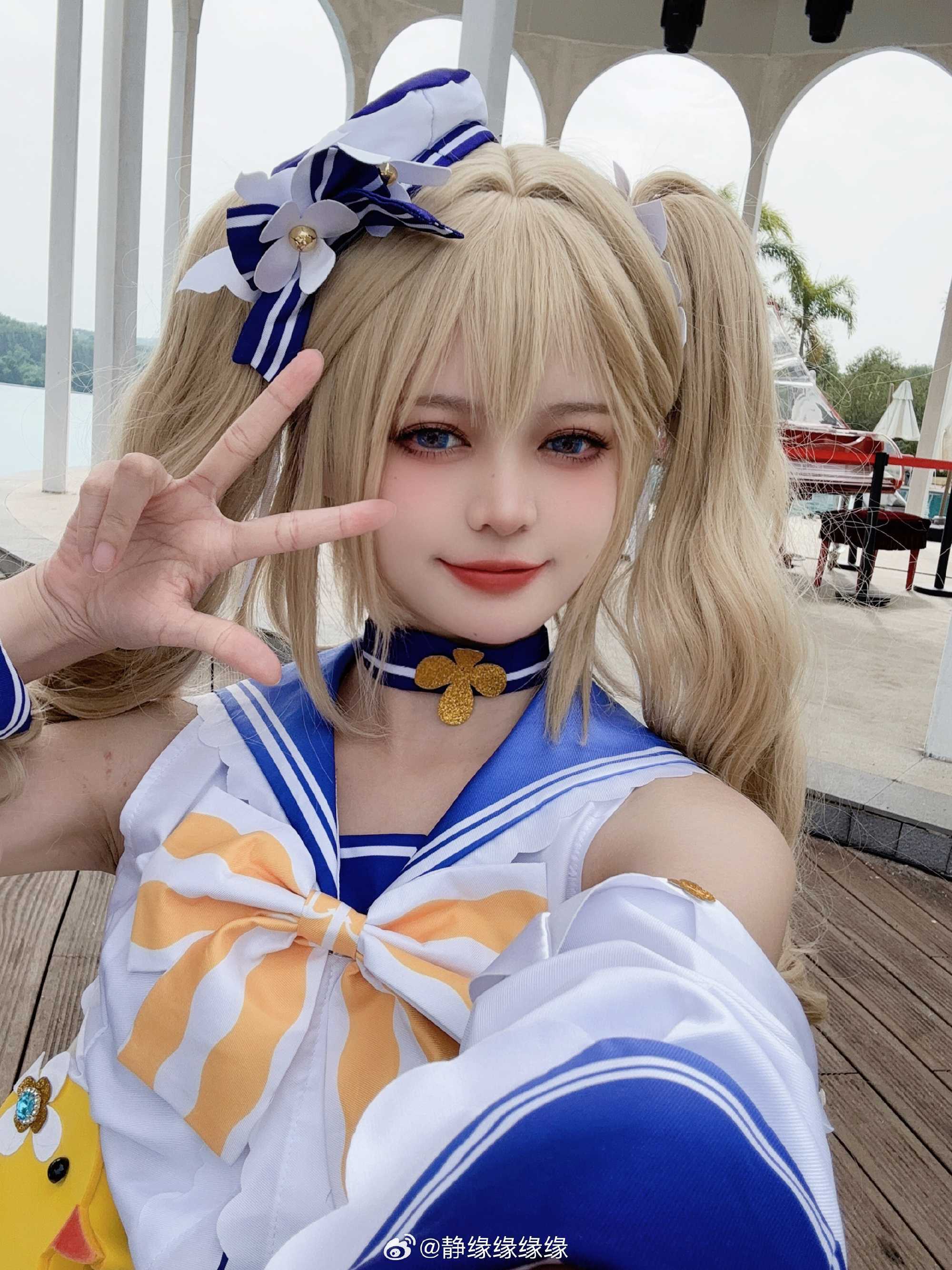 COSPLAY原神芭芭拉@静缘缘缘缘