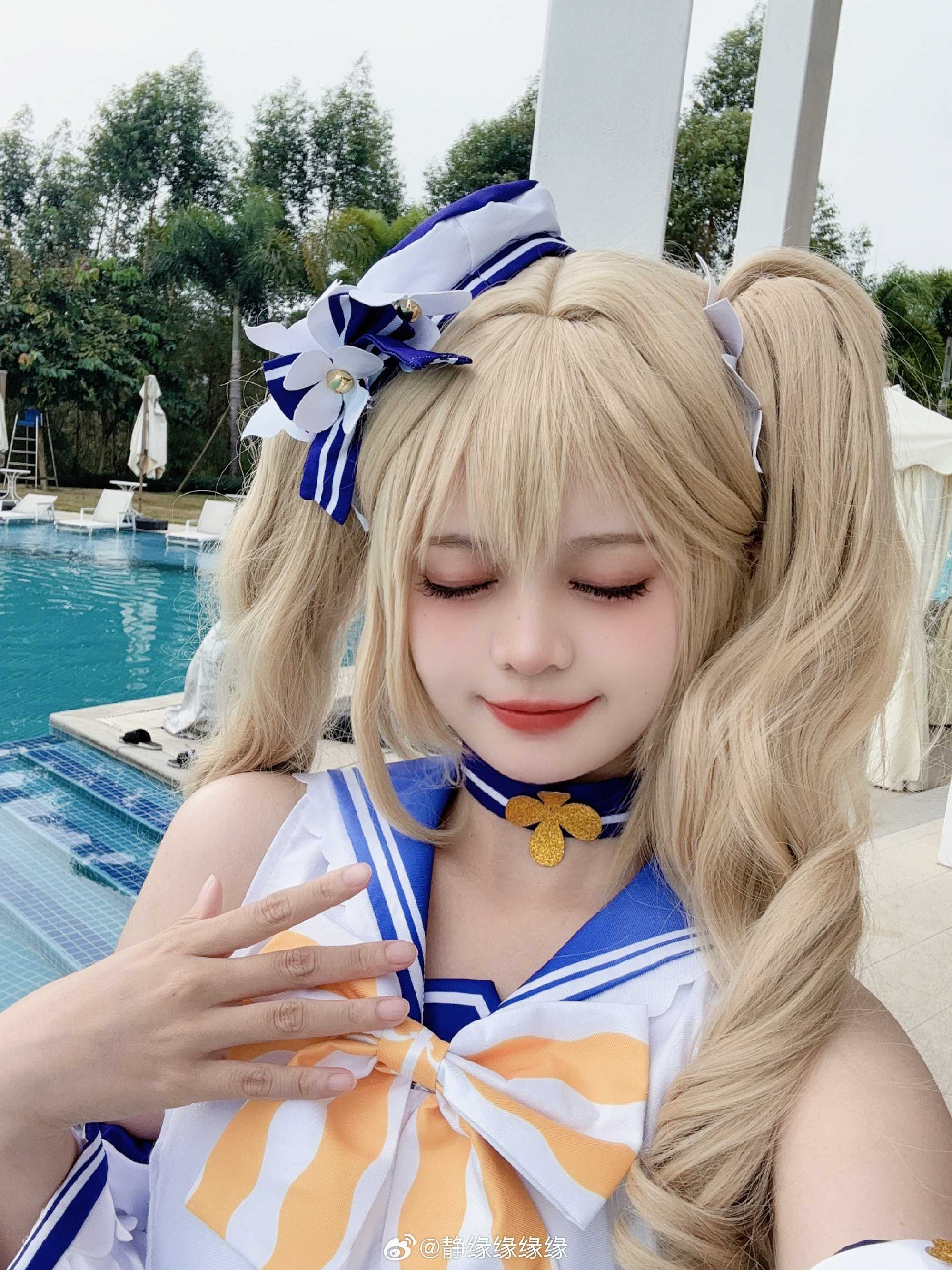 COSPLAY原神芭芭拉@静缘缘缘缘