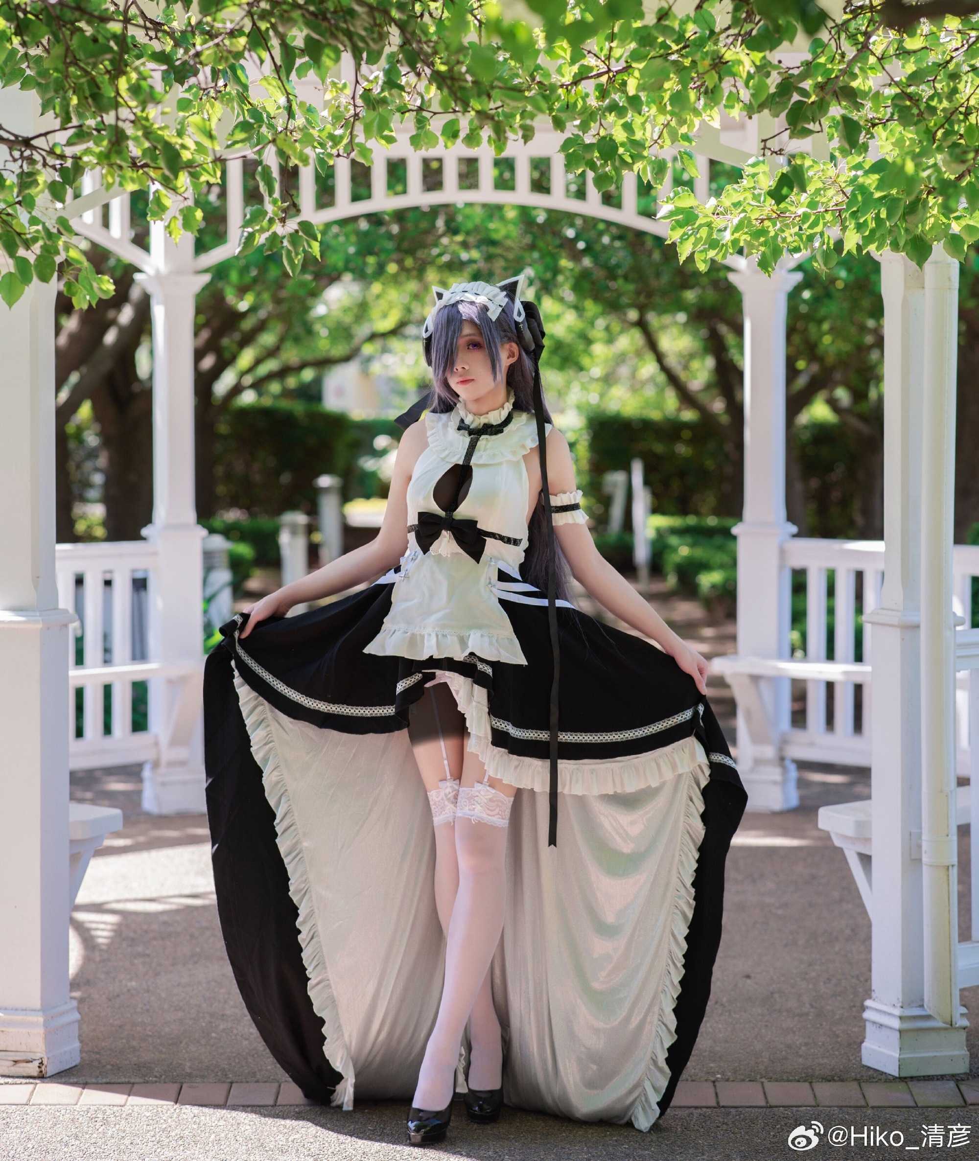 COSPLAY尽情地向你的女仆撒娇吧…\’主人\’碧蓝航线奥古斯特·冯·帕赫贝尔@Hiko_清彦