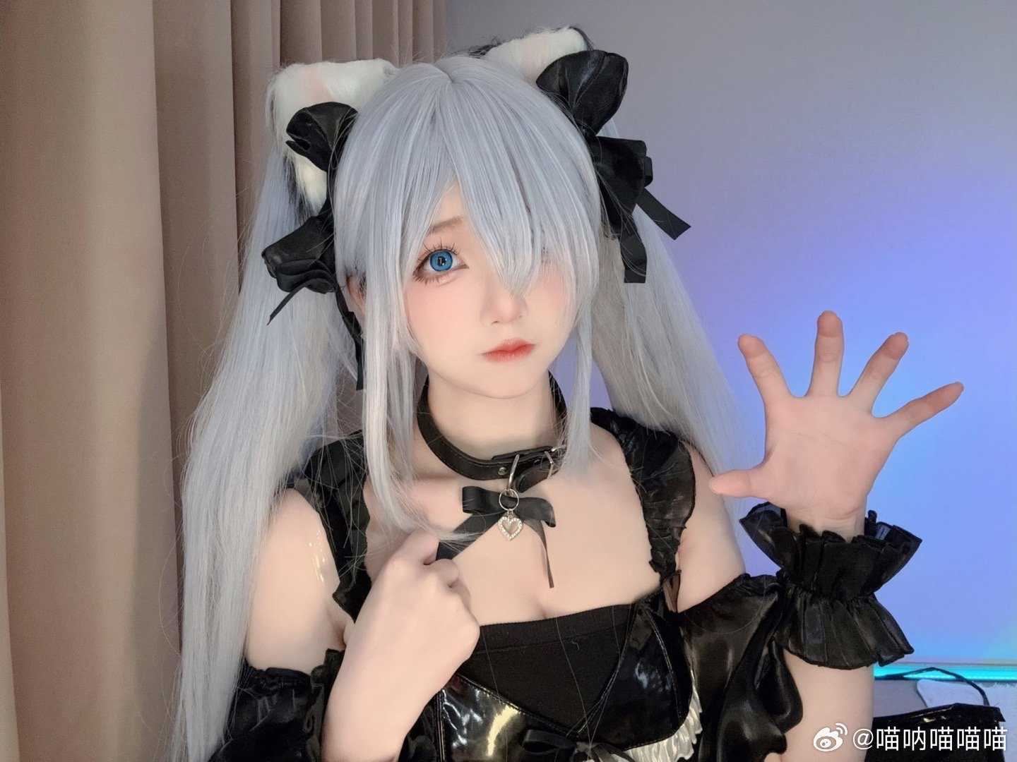 是雅努斯的万圣节小恶魔～猫猫耳朵也太适合俺啦！@喵呐喵喵喵