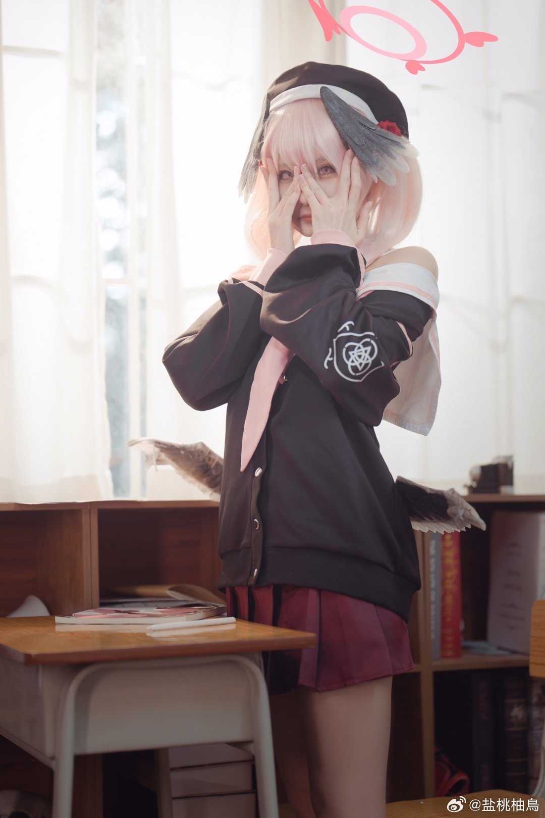 cosplay蔚蓝档案下江小春@盐桃柚鳥