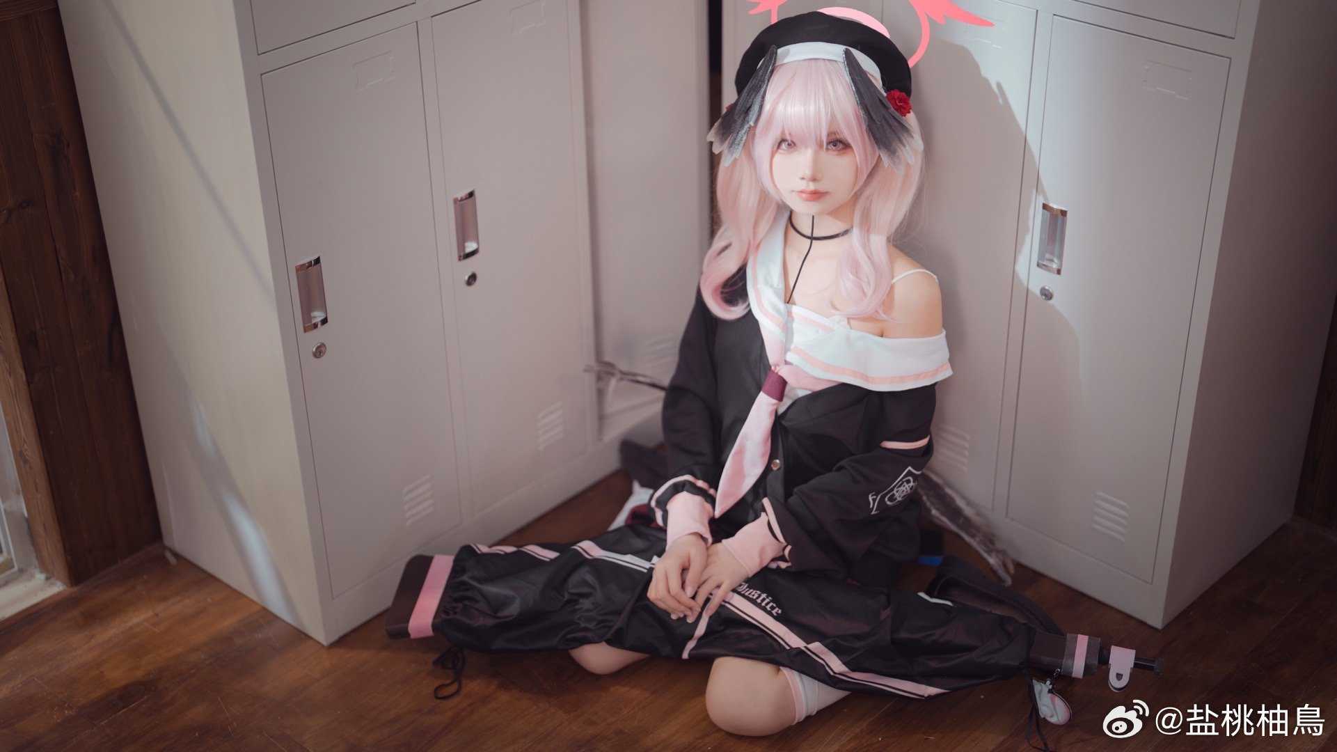 cosplay蔚蓝档案下江小春@盐桃柚鳥