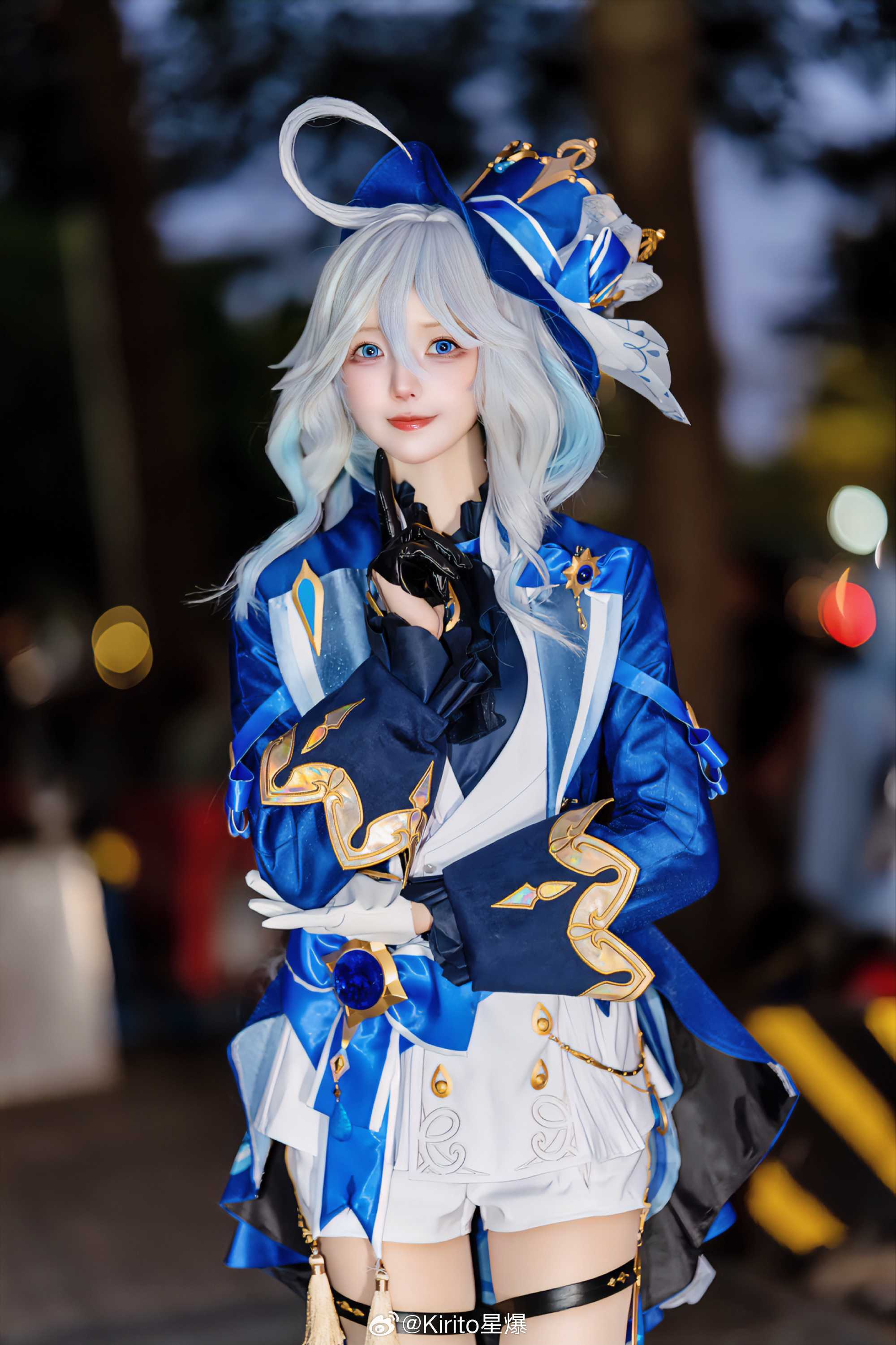 cosplay原神芙卡洛斯芙宁娜@猫步她老公哀子