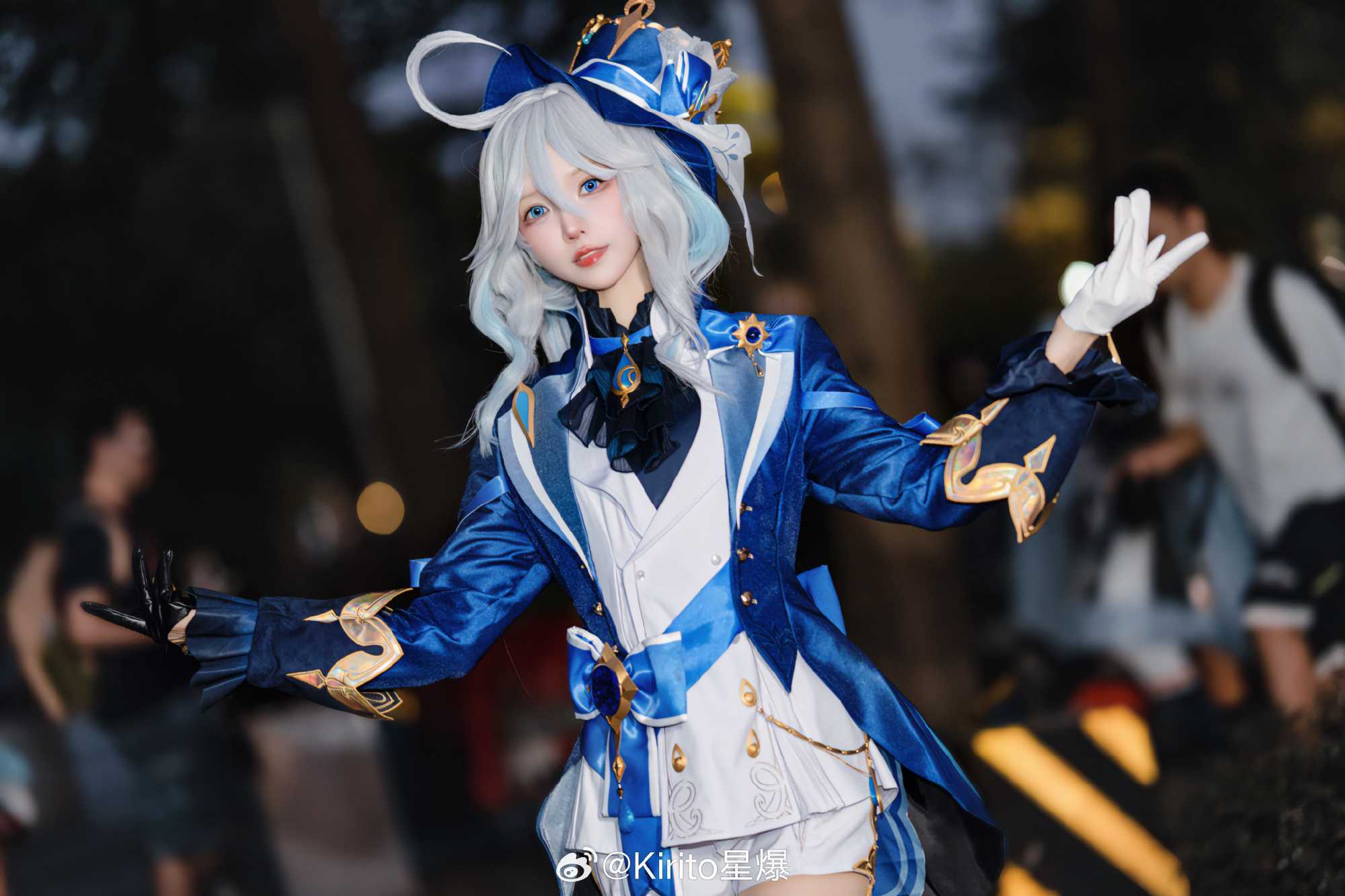cosplay原神芙卡洛斯芙宁娜@猫步她老公哀子