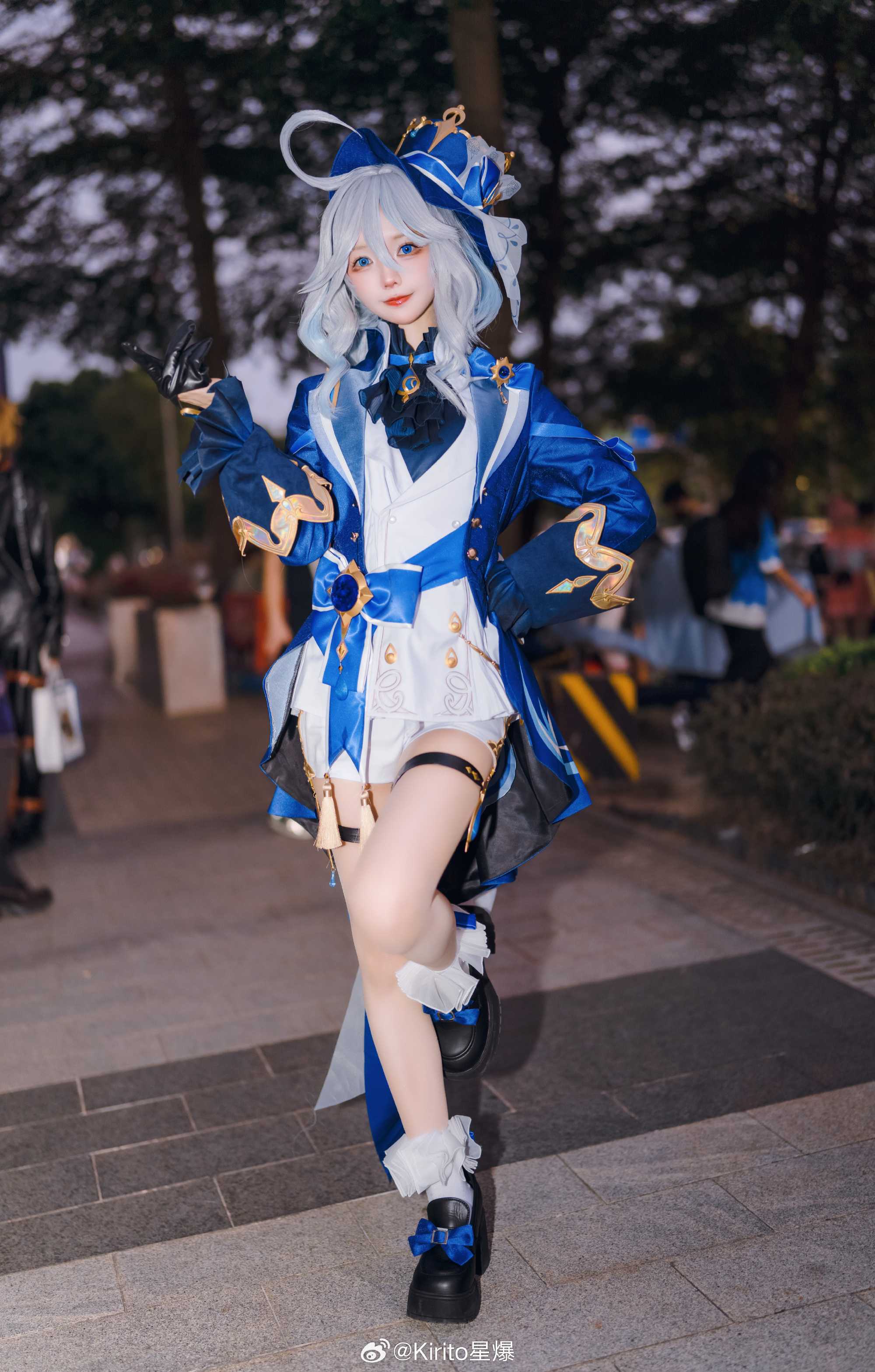 cosplay原神芙卡洛斯芙宁娜@猫步她老公哀子