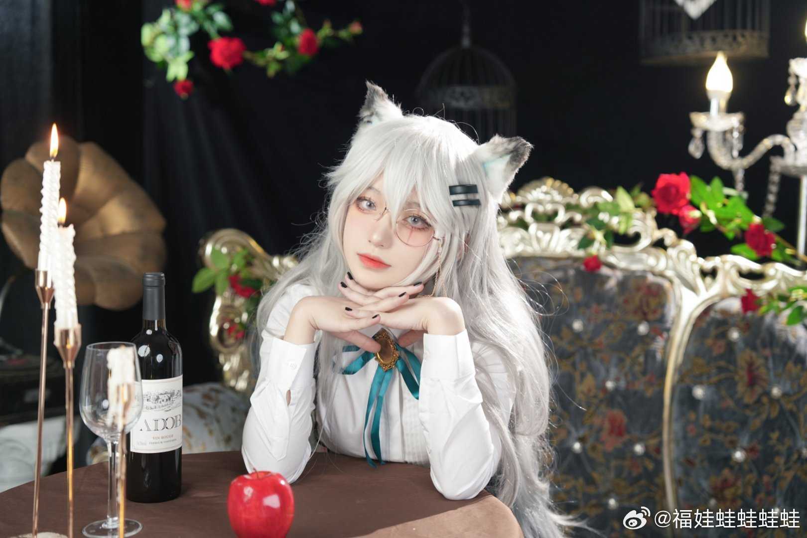 cosplay明日方舟拉普兰德@福娃蛙蛙蛙蛙