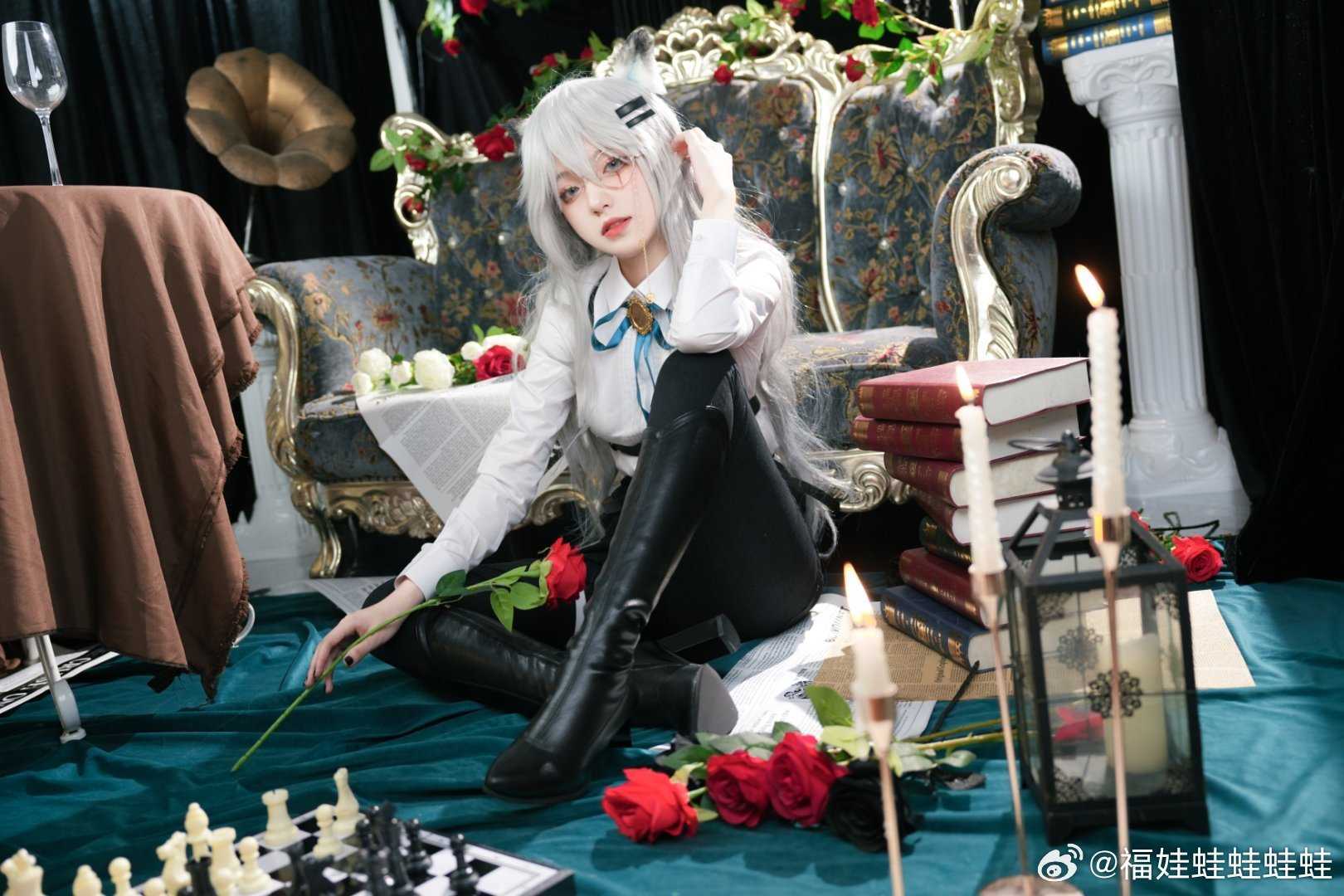 cosplay明日方舟拉普兰德@福娃蛙蛙蛙蛙