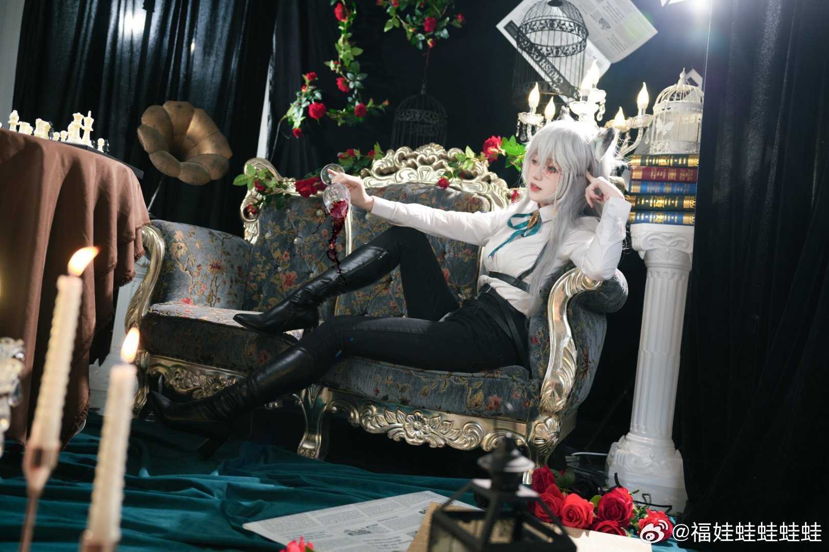 cosplay明日方舟拉普兰德@福娃蛙蛙蛙蛙