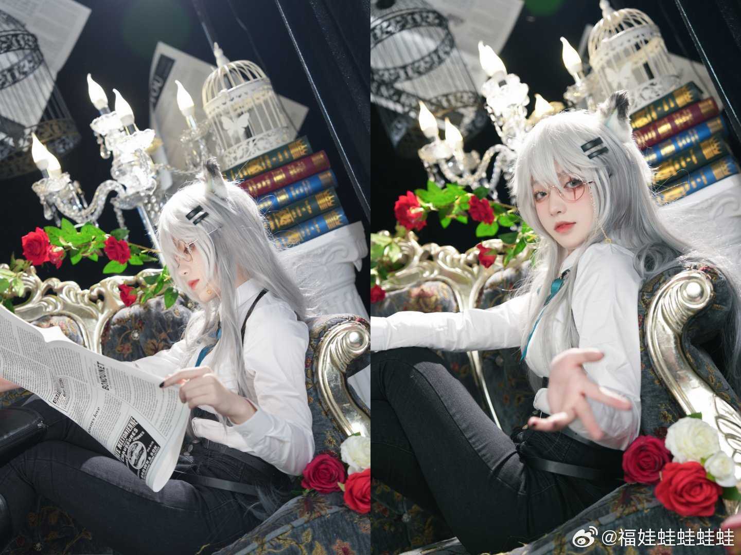 cosplay明日方舟拉普兰德@福娃蛙蛙蛙蛙