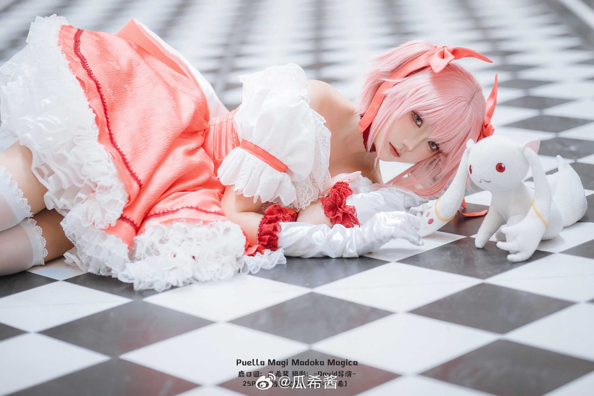 cosplay魔法少女小圆鹿目圆@瓜希酱