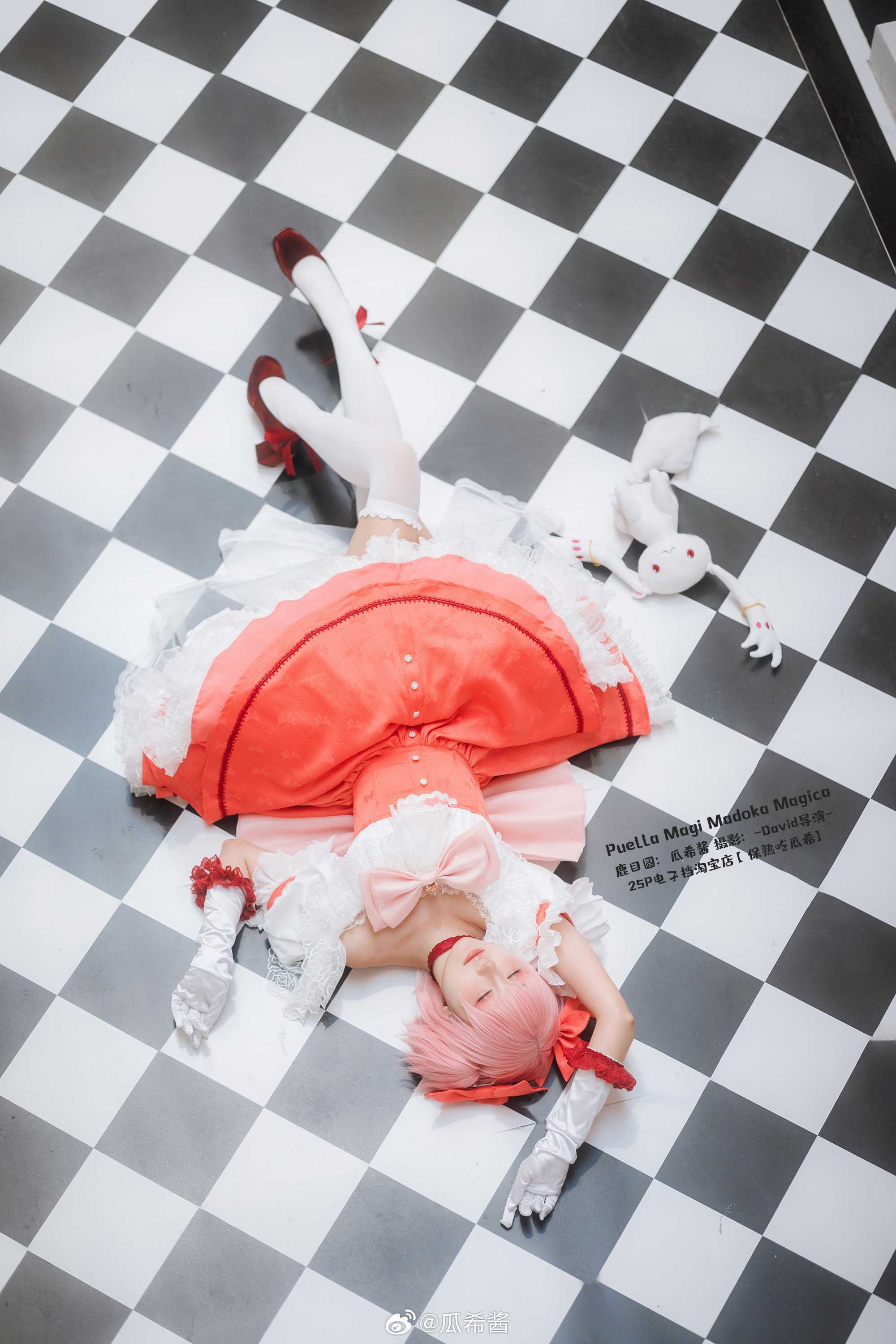 cosplay魔法少女小圆鹿目圆@瓜希酱