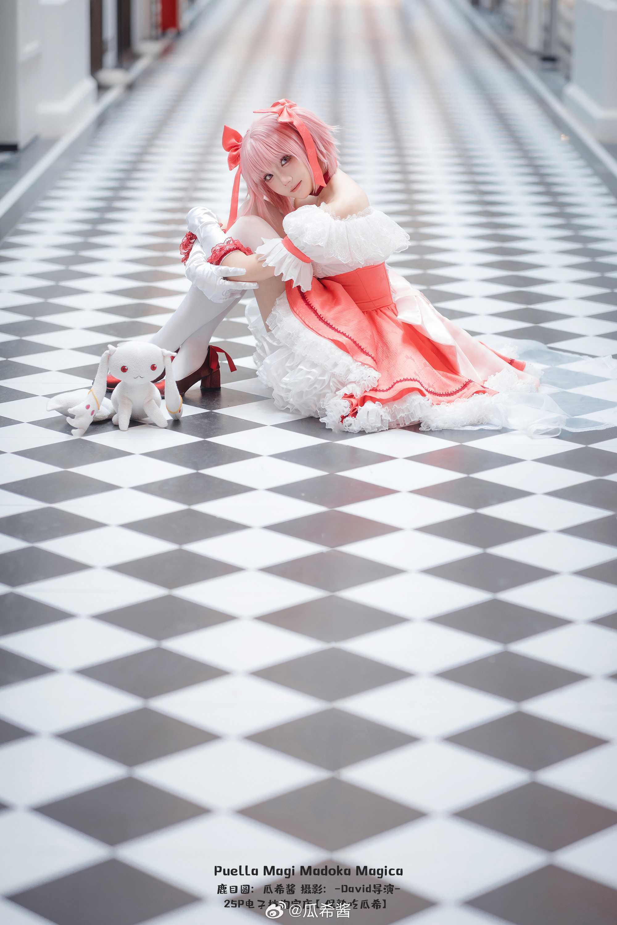 cosplay魔法少女小圆鹿目圆@瓜希酱