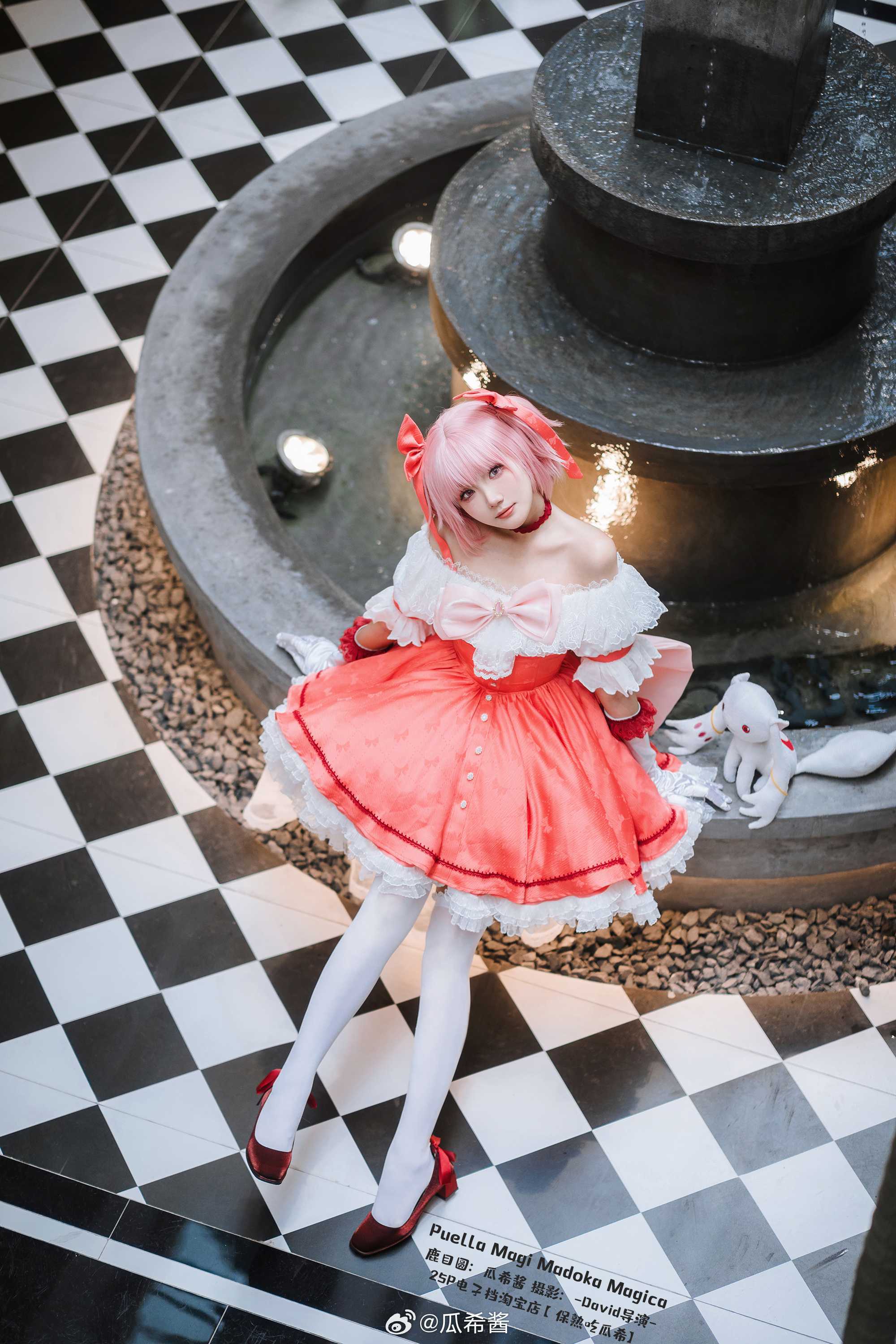 cosplay魔法少女小圆鹿目圆@瓜希酱