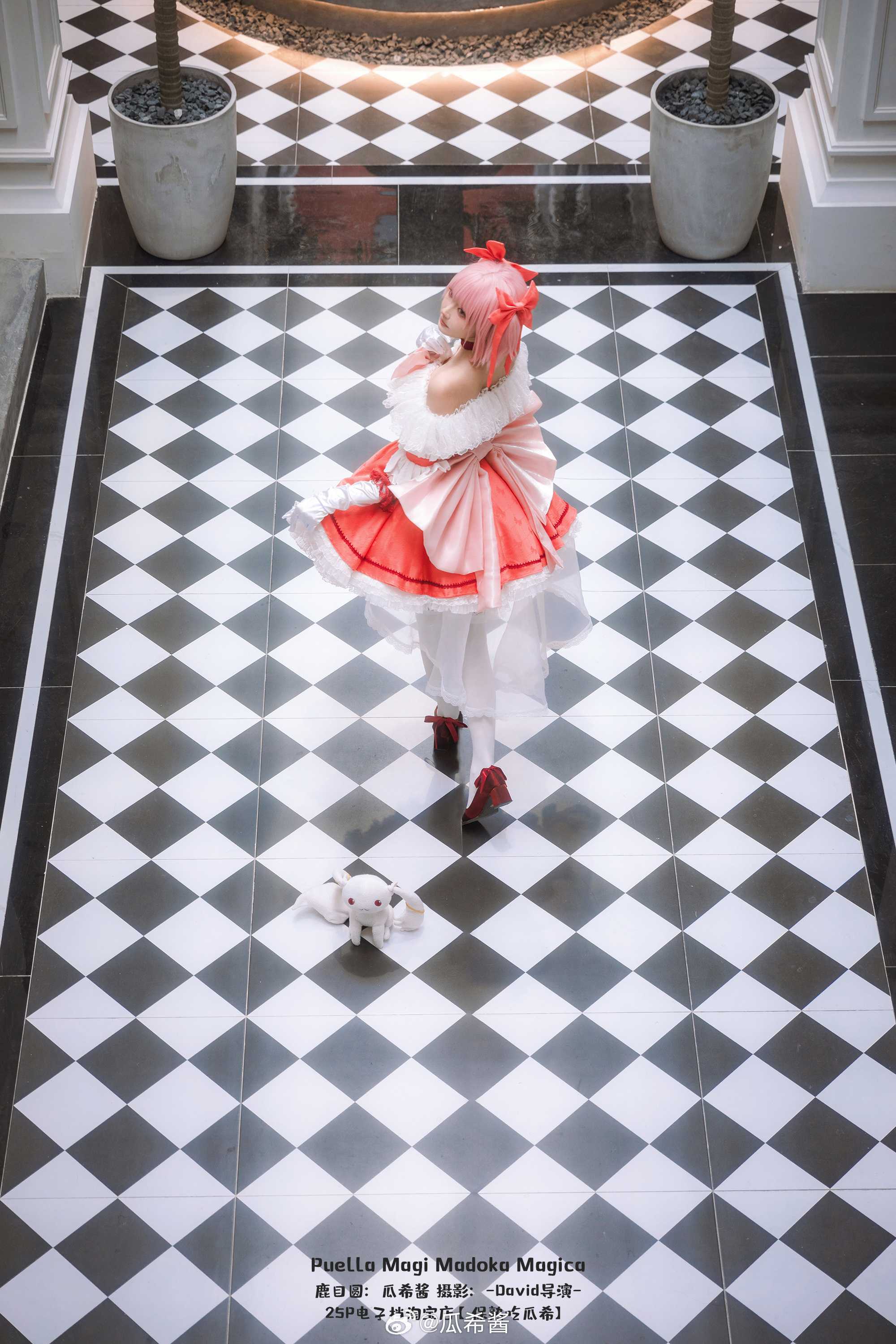 cosplay魔法少女小圆鹿目圆@瓜希酱