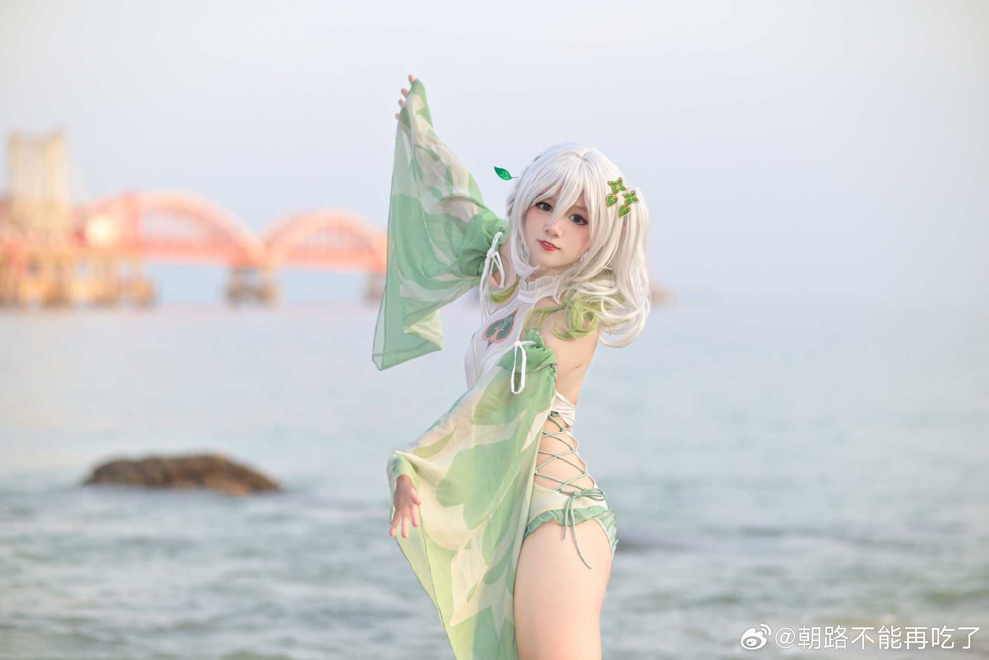 cosplay纳西妲草神@朝路不能再吃了