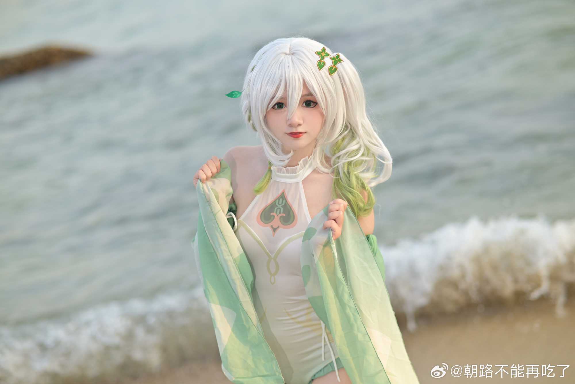 cosplay纳西妲草神@朝路不能再吃了