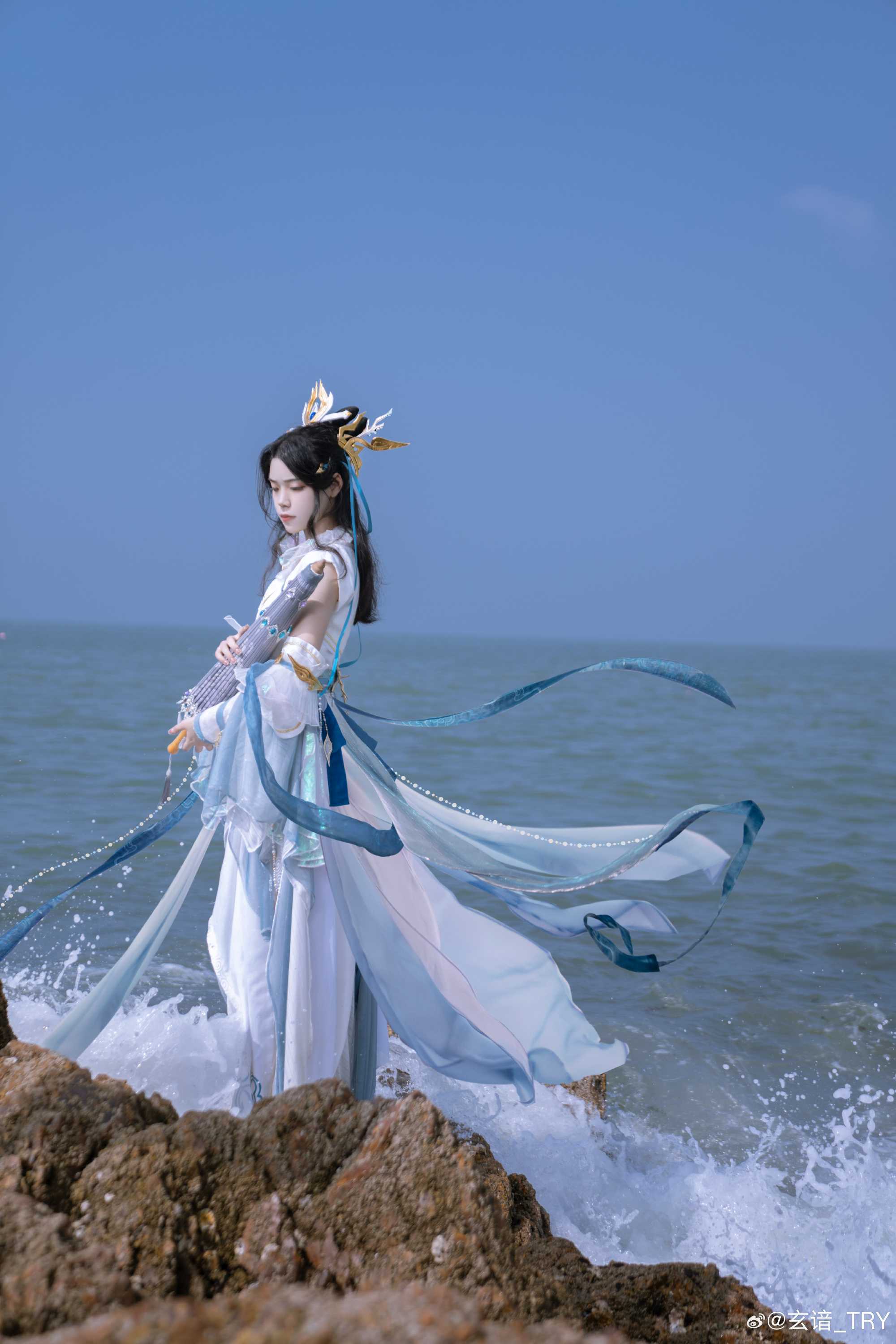 cosplay剑网3夺夜伞娘@玄谙_TRY