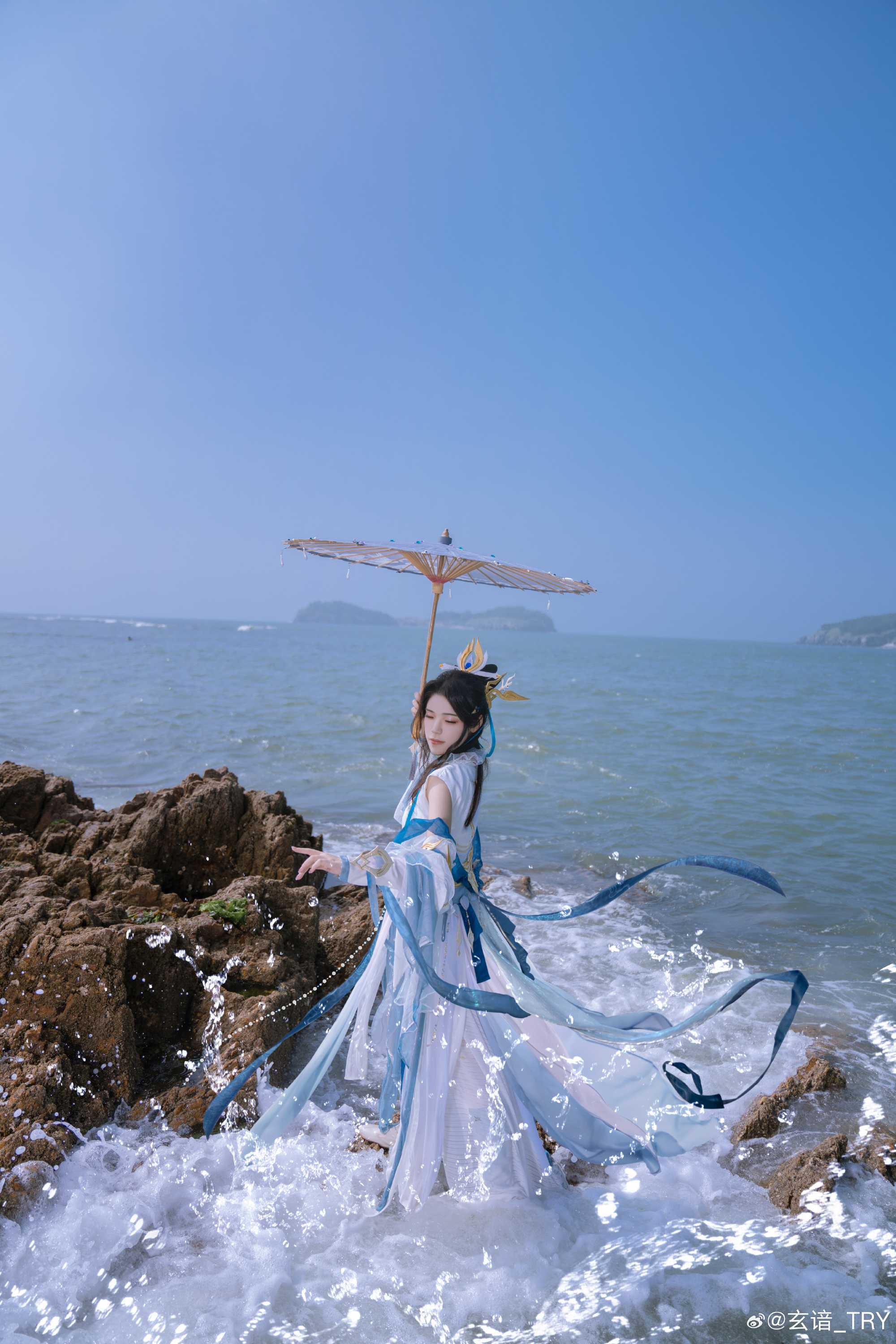cosplay剑网3夺夜伞娘@玄谙_TRY