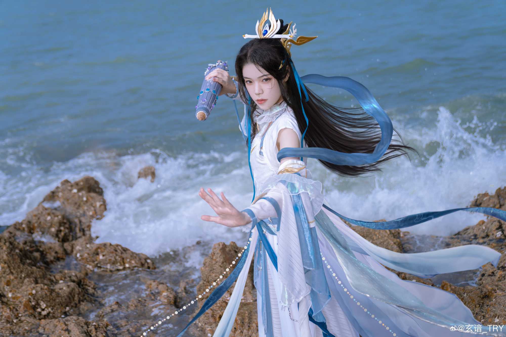 cosplay剑网3夺夜伞娘@玄谙_TRY
