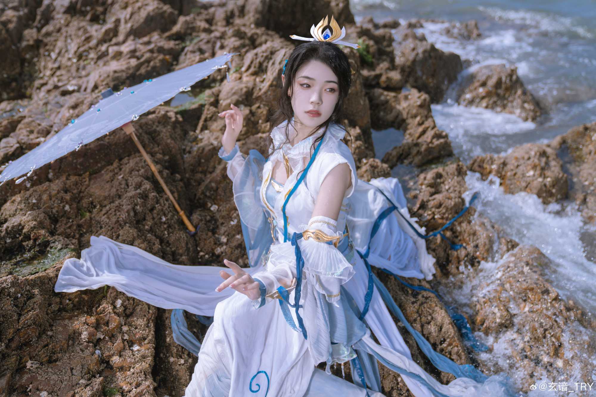 cosplay剑网3夺夜伞娘@玄谙_TRY