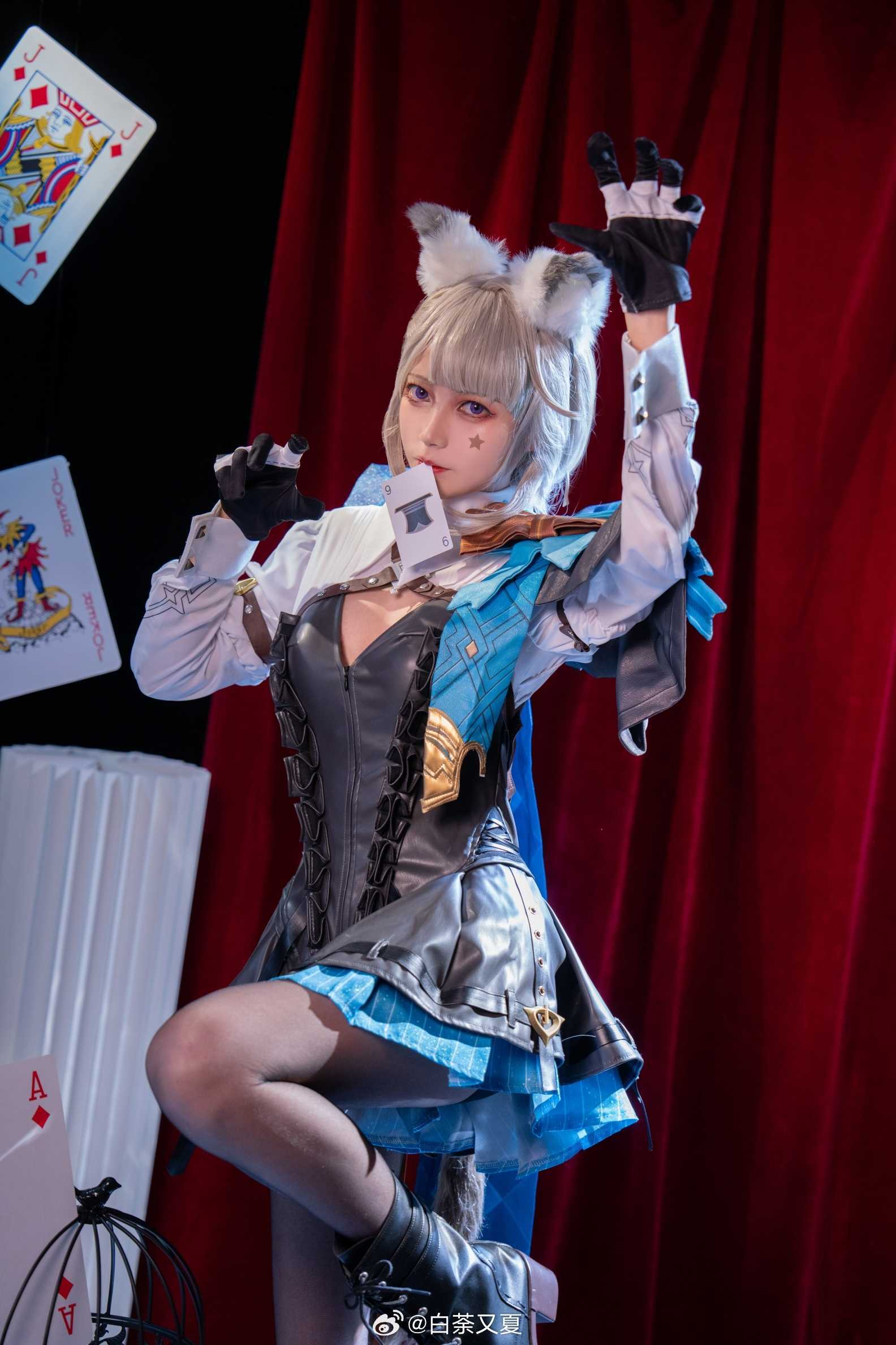 cosplay噔噔——风系猫猫来咯~原神琳妮特@白荼Sum
