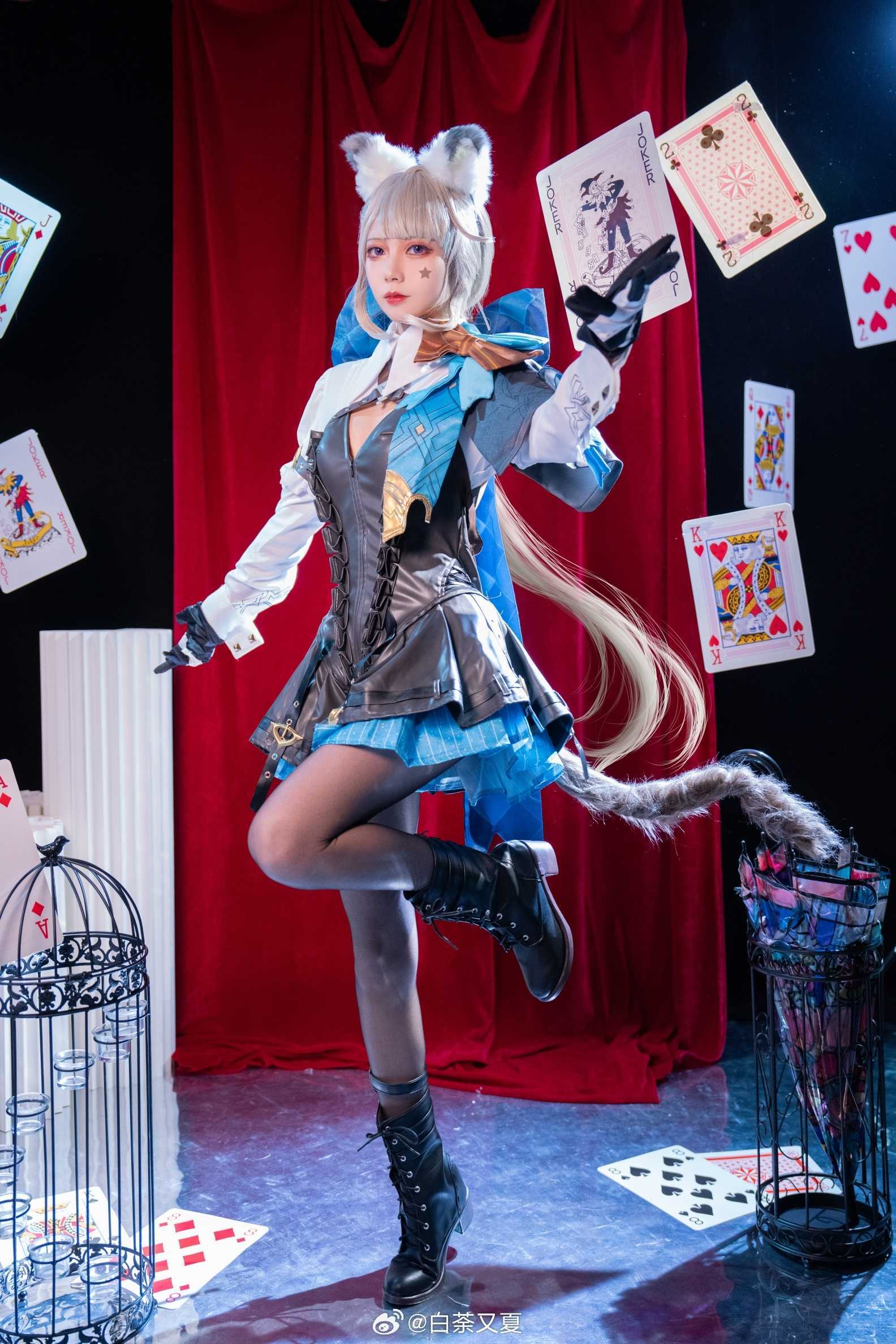 cosplay噔噔——风系猫猫来咯~原神琳妮特@白荼Sum