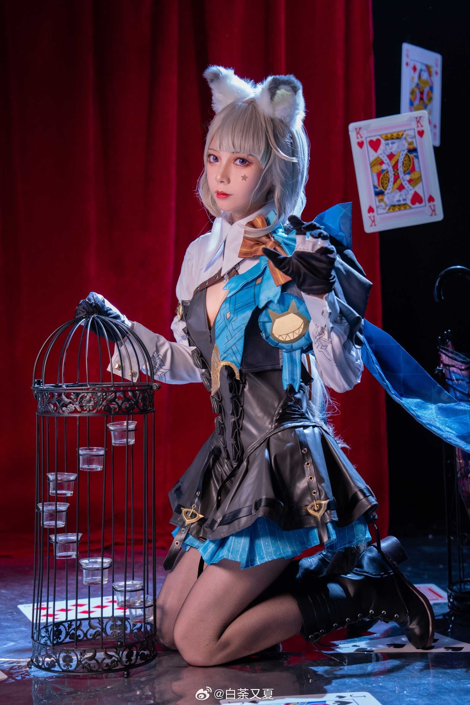 cosplay噔噔——风系猫猫来咯~原神琳妮特@白荼Sum