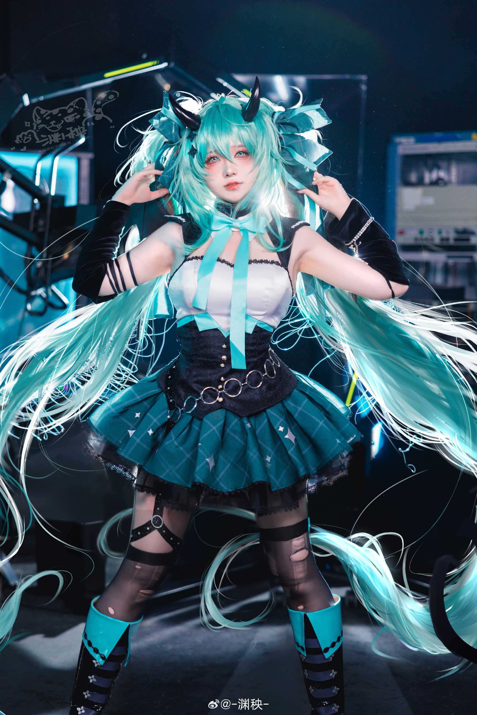 cosplay初音未来小浣熊cos@-渊秧-