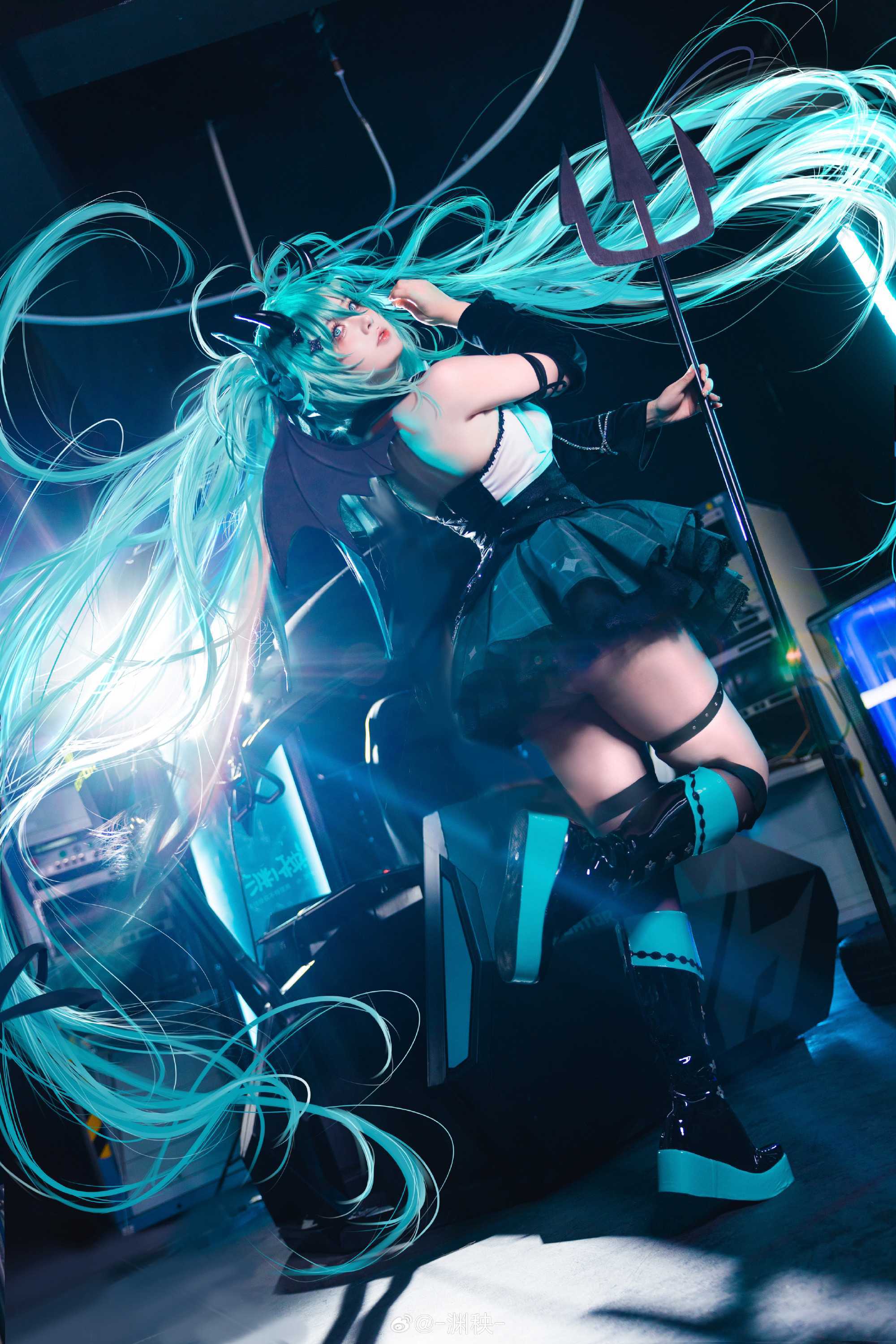 cosplay初音未来小浣熊cos@-渊秧-