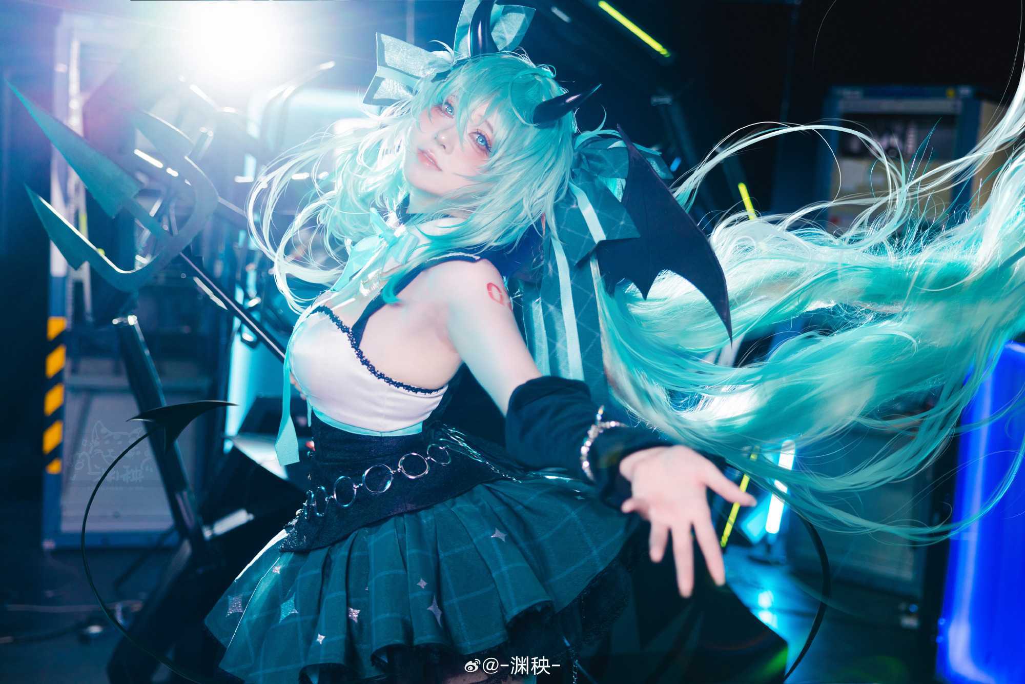 cosplay初音未来小浣熊cos@-渊秧-