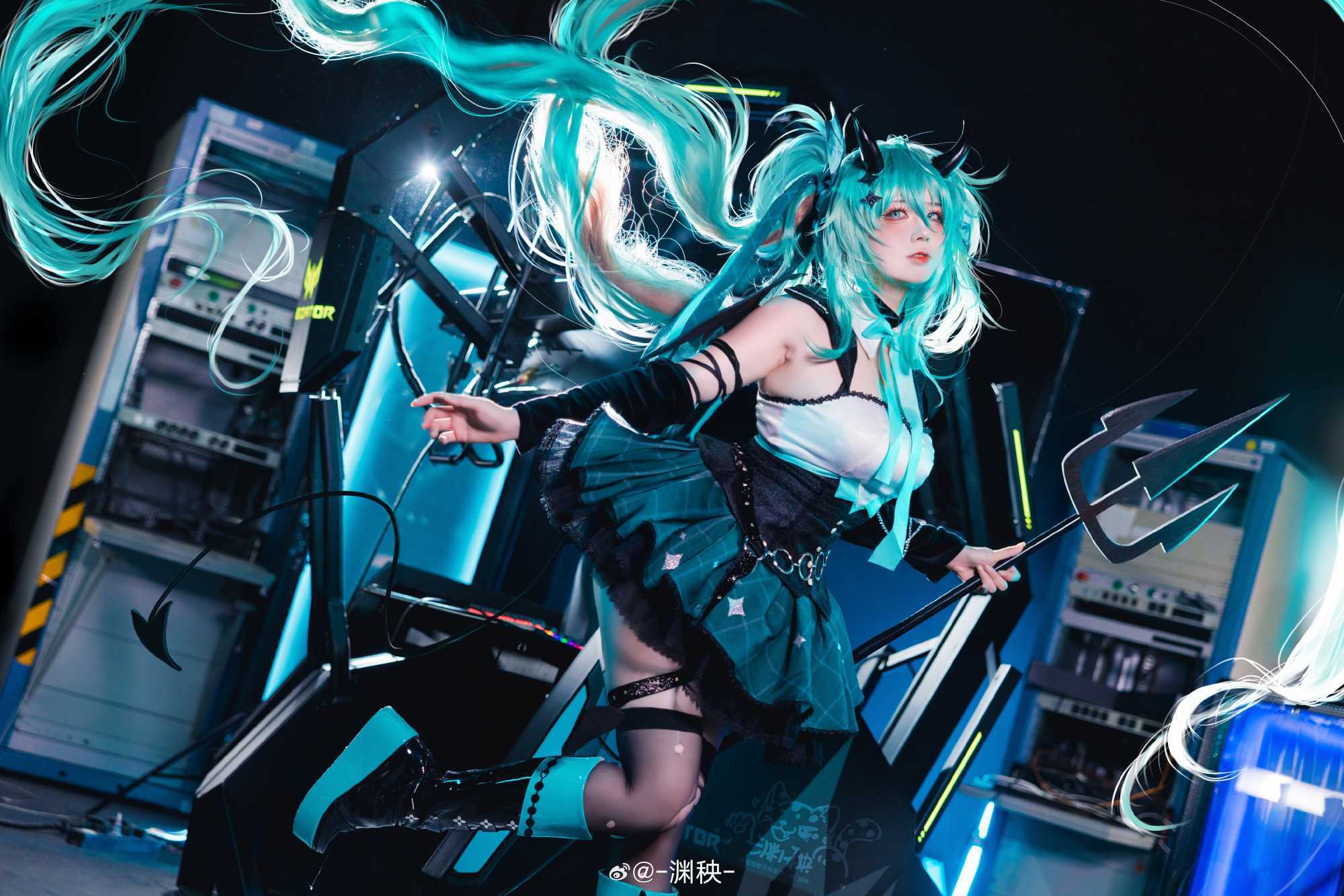 cosplay初音未来小浣熊cos@-渊秧-