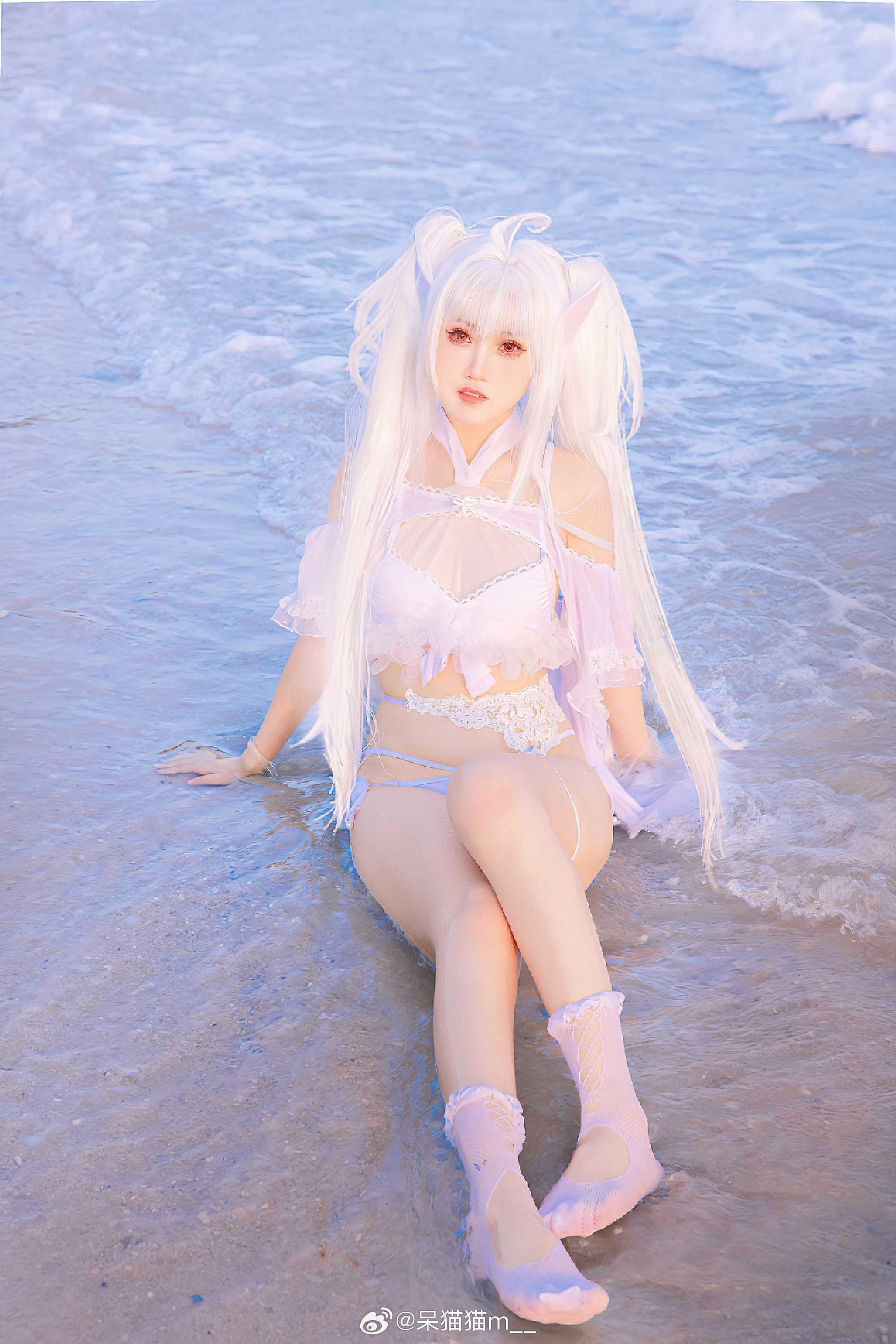 cosplay海边穿搭阿瓦隆女士@呆猫猫m_