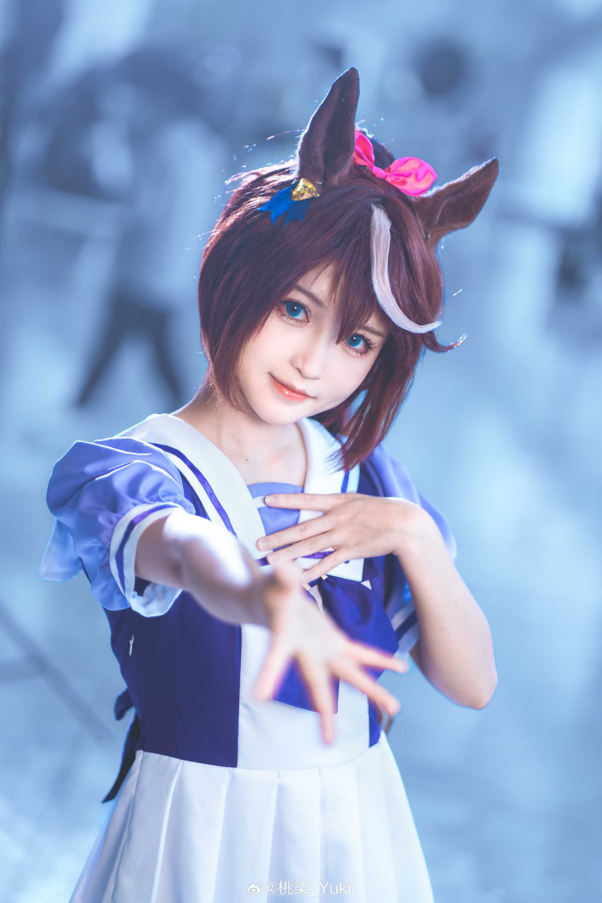 cosplay闪耀!优俊少女赛马娘东海帝皇@桃柒_Yukii