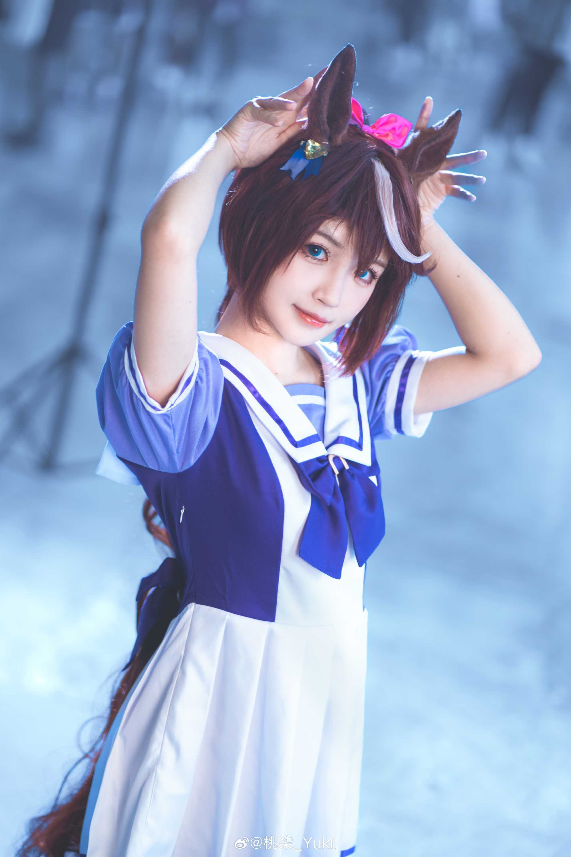 cosplay闪耀!优俊少女赛马娘东海帝皇@桃柒_Yukii