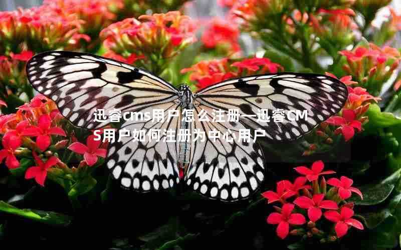 迅睿cms用户怎么注册—迅睿CMS用户如何注册为中心用户